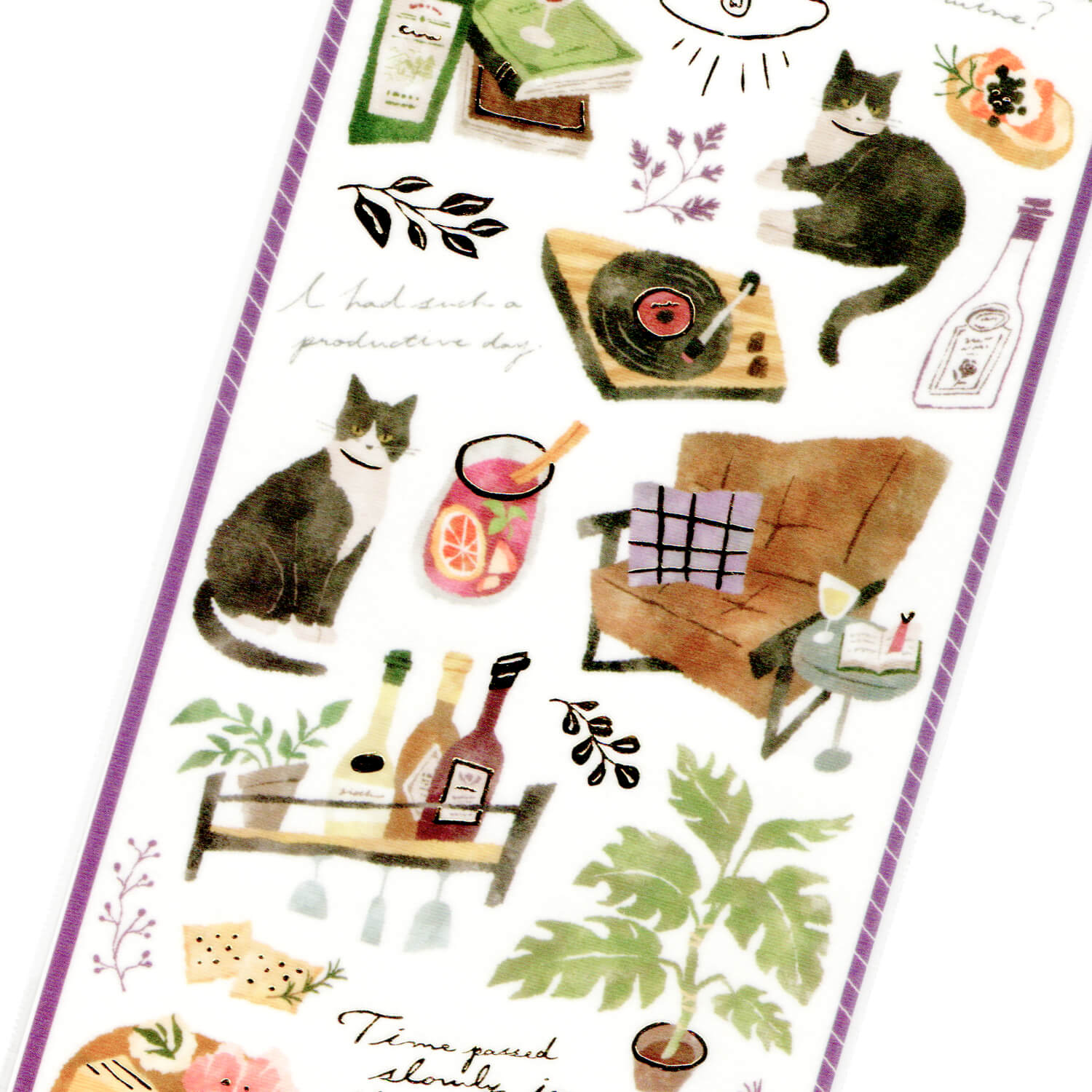 Mind Wave Snug Room Sticker Sheet – Wine