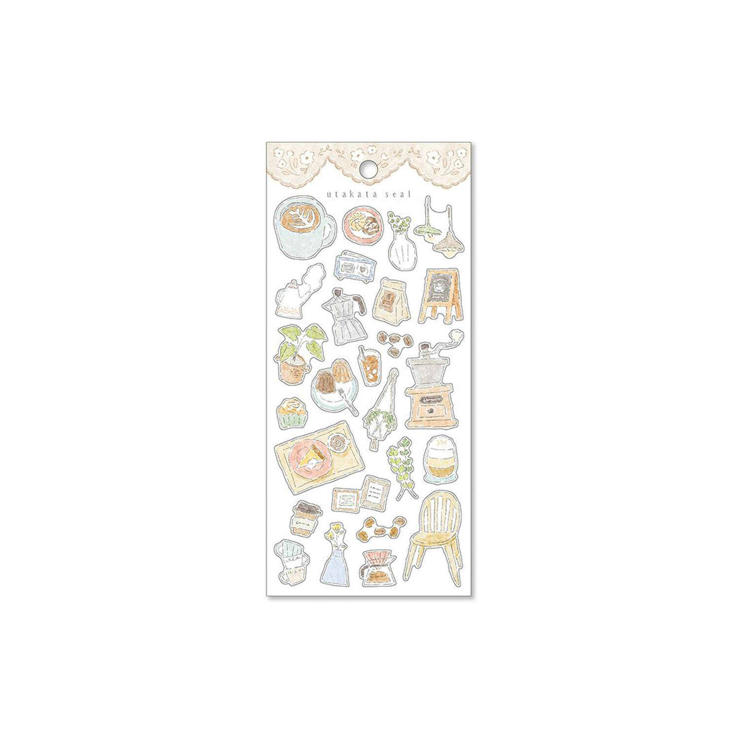 Mind Wave Utakata Sticker Sheet – Coffee