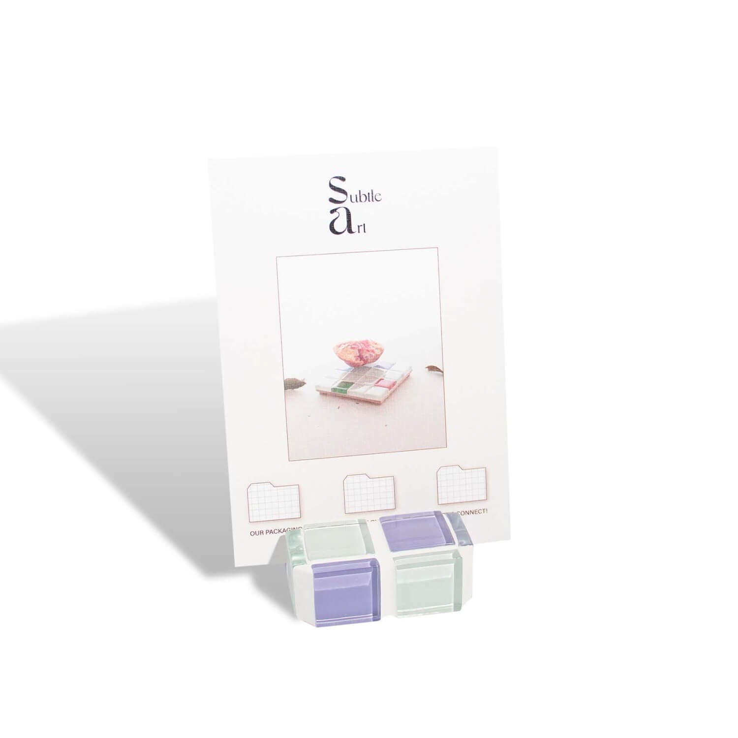 Mini Glass Tile Picture Stand
