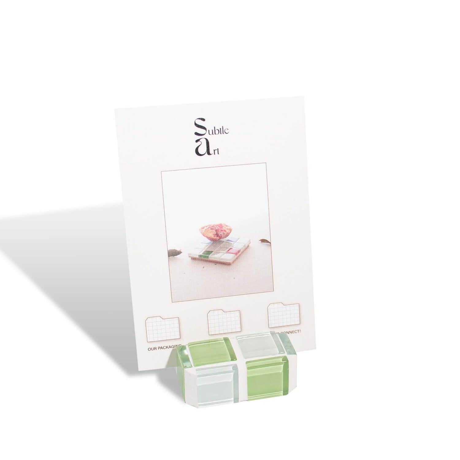 Mini Glass Tile Picture Stand