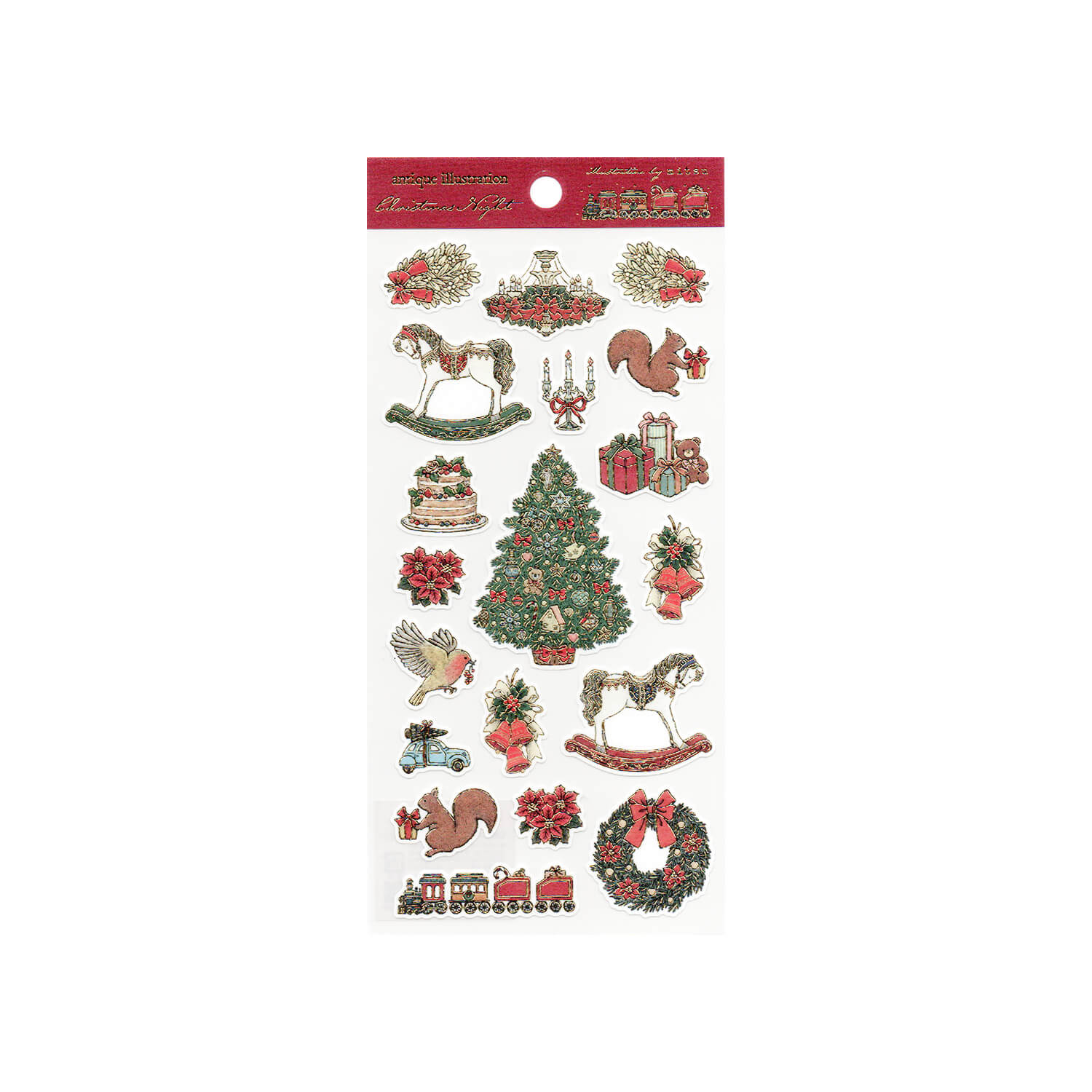 Mitsu Christmas Cotton Stickers