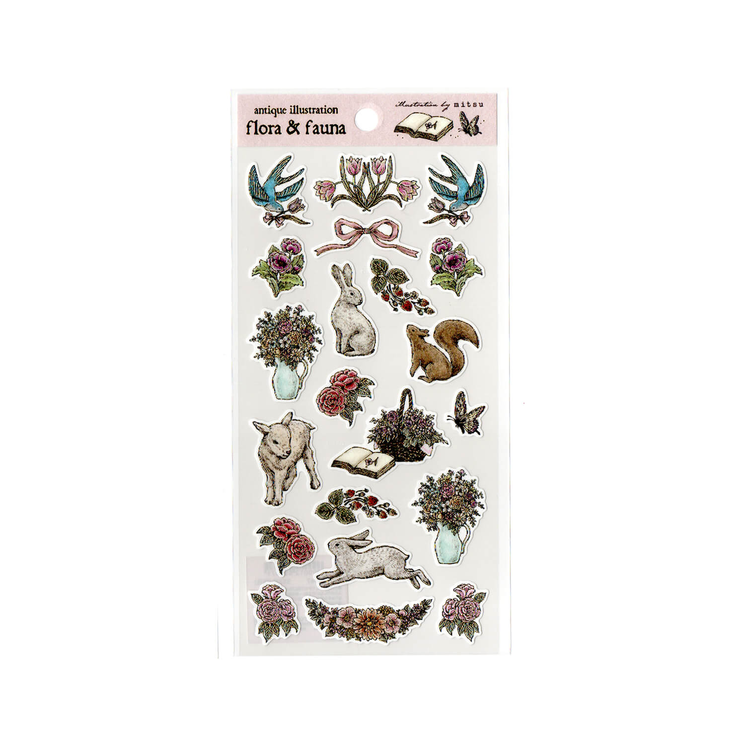Mitsu Cotton Paper Sticker Sheet