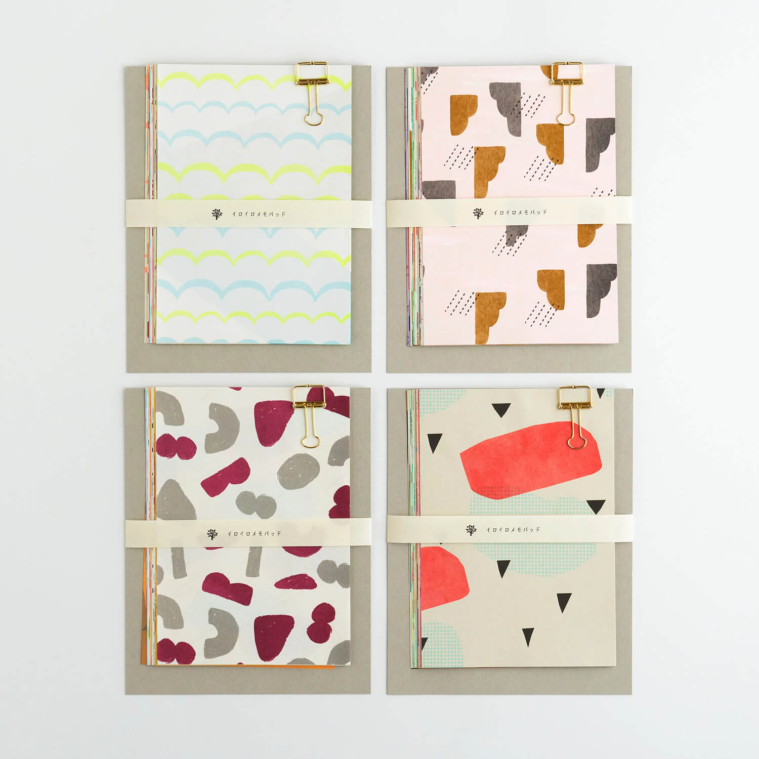 Mizushima Iroiro Memo Sheet Set – Assorted L Size