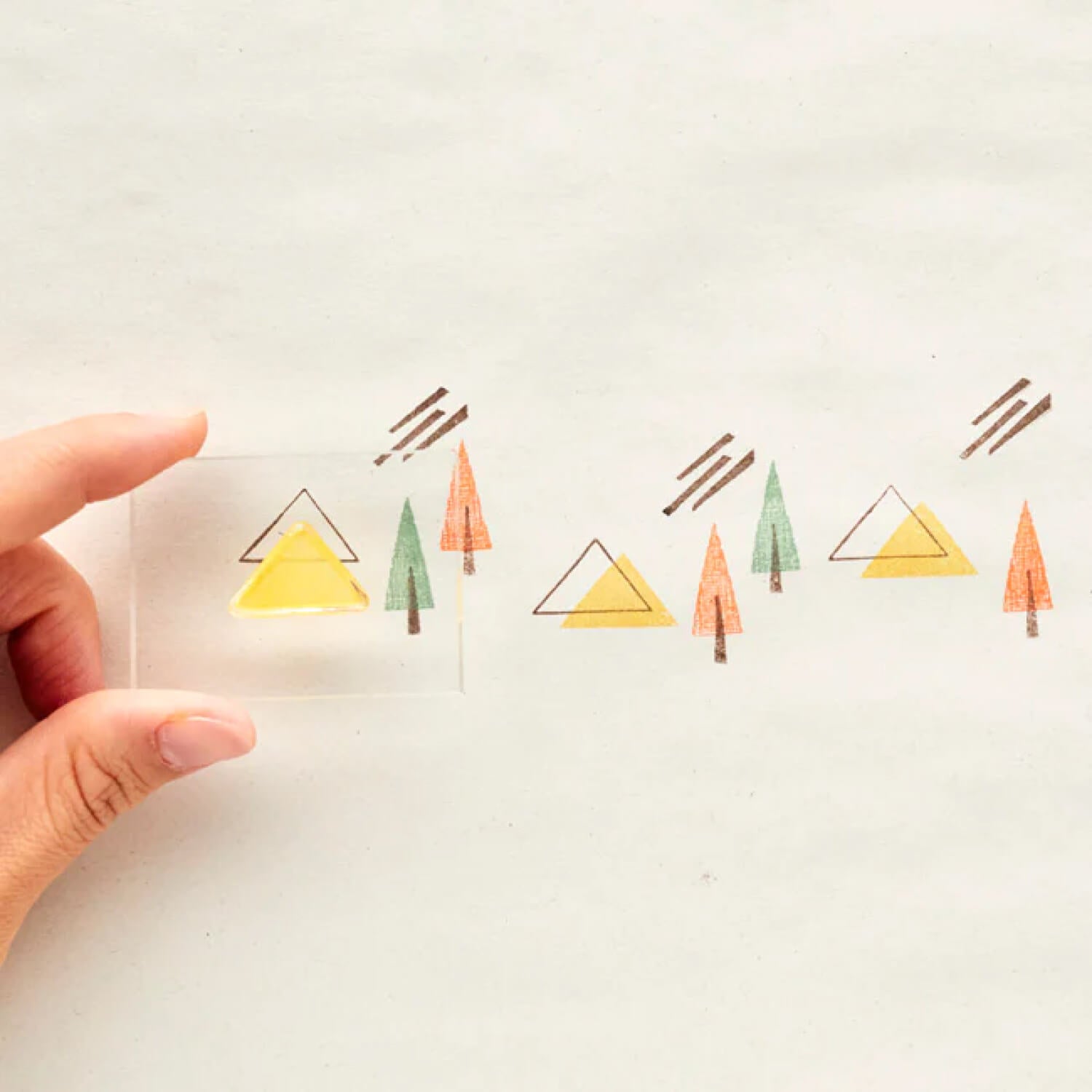 Mizushima Jizai Boxed Stamp Set - Shapes 01