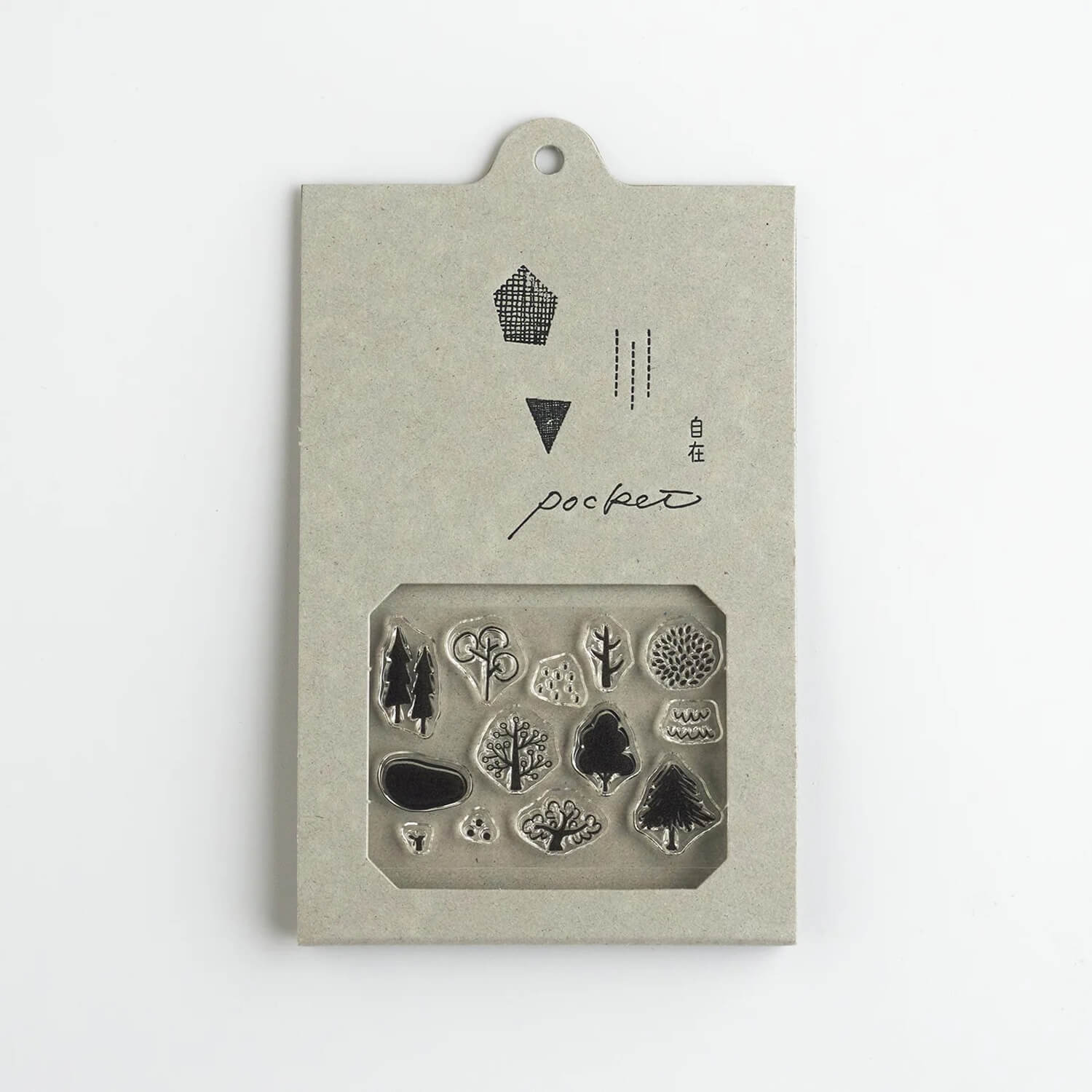 Mizushima Jizai Pocket Stamp Set – Tree