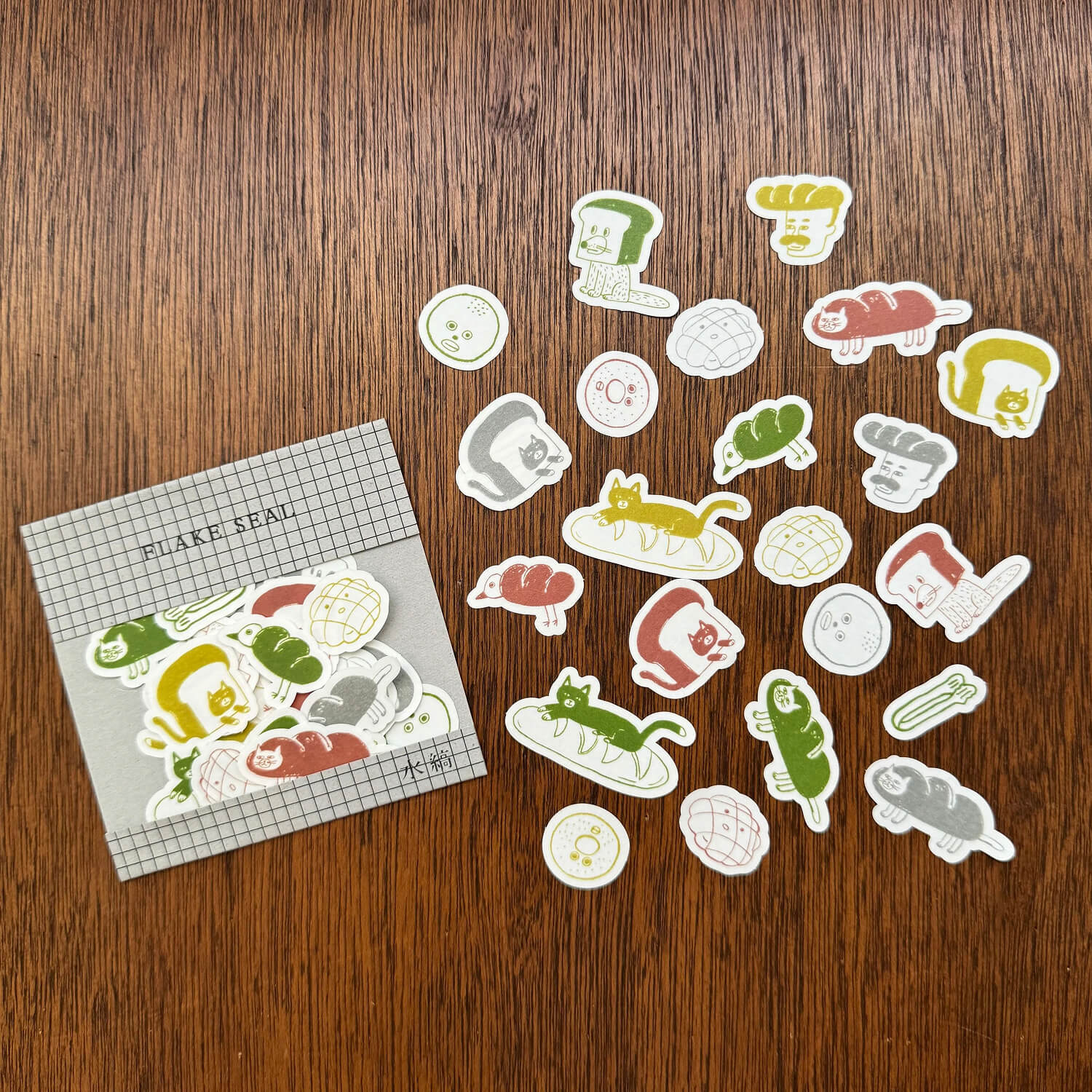 Mizushima x Keiko Shibata Flake Stickers – Pretend Bakery