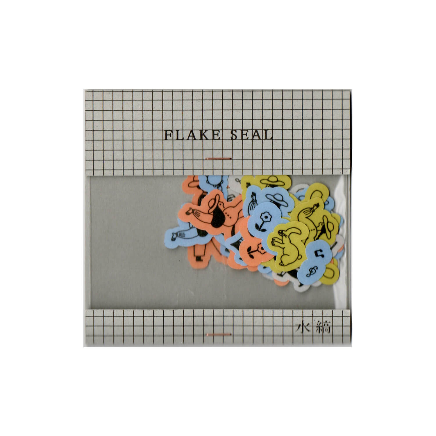 Mizushima x Necktie Flake Stickers – Let's Dance!