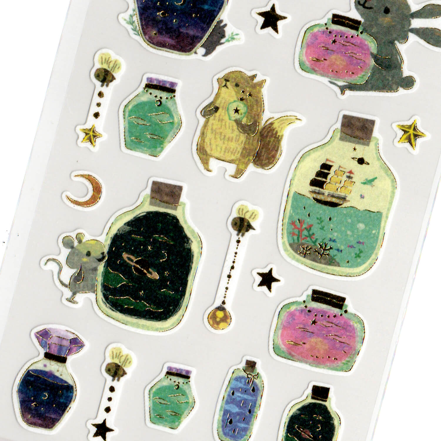 Muumegu Paper Cotton Sticker Sheet