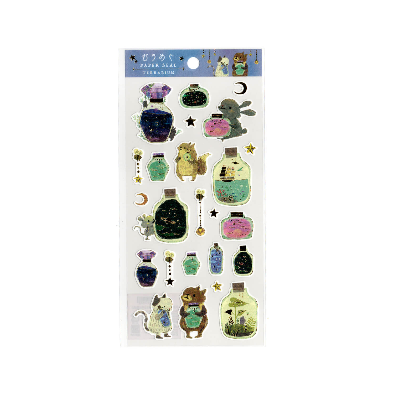Muumegu Paper Cotton Sticker Sheet