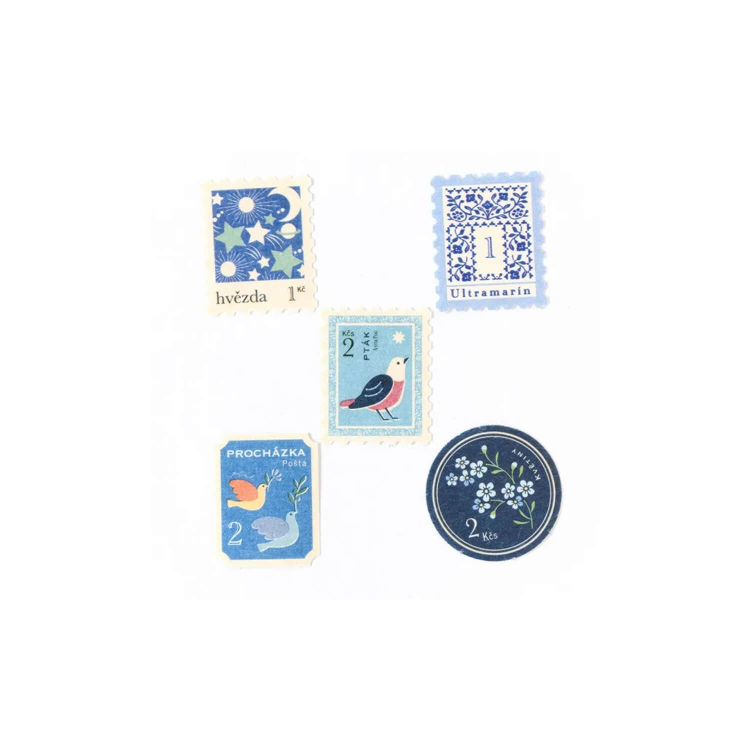 NB Flake Sticker – Antik Piac - Chelle (20 Pieces)