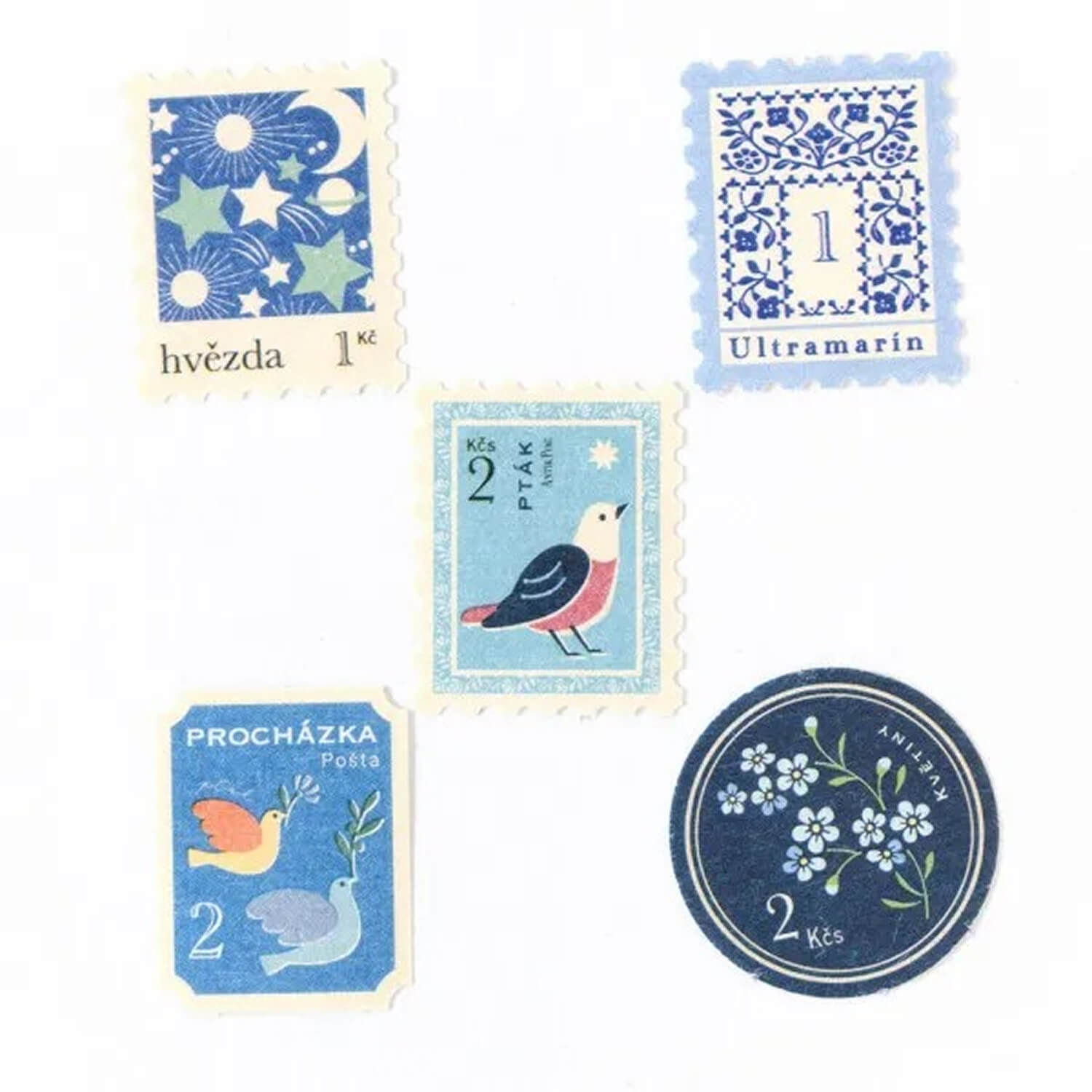 NB Flake Stickers – Antique Cher
