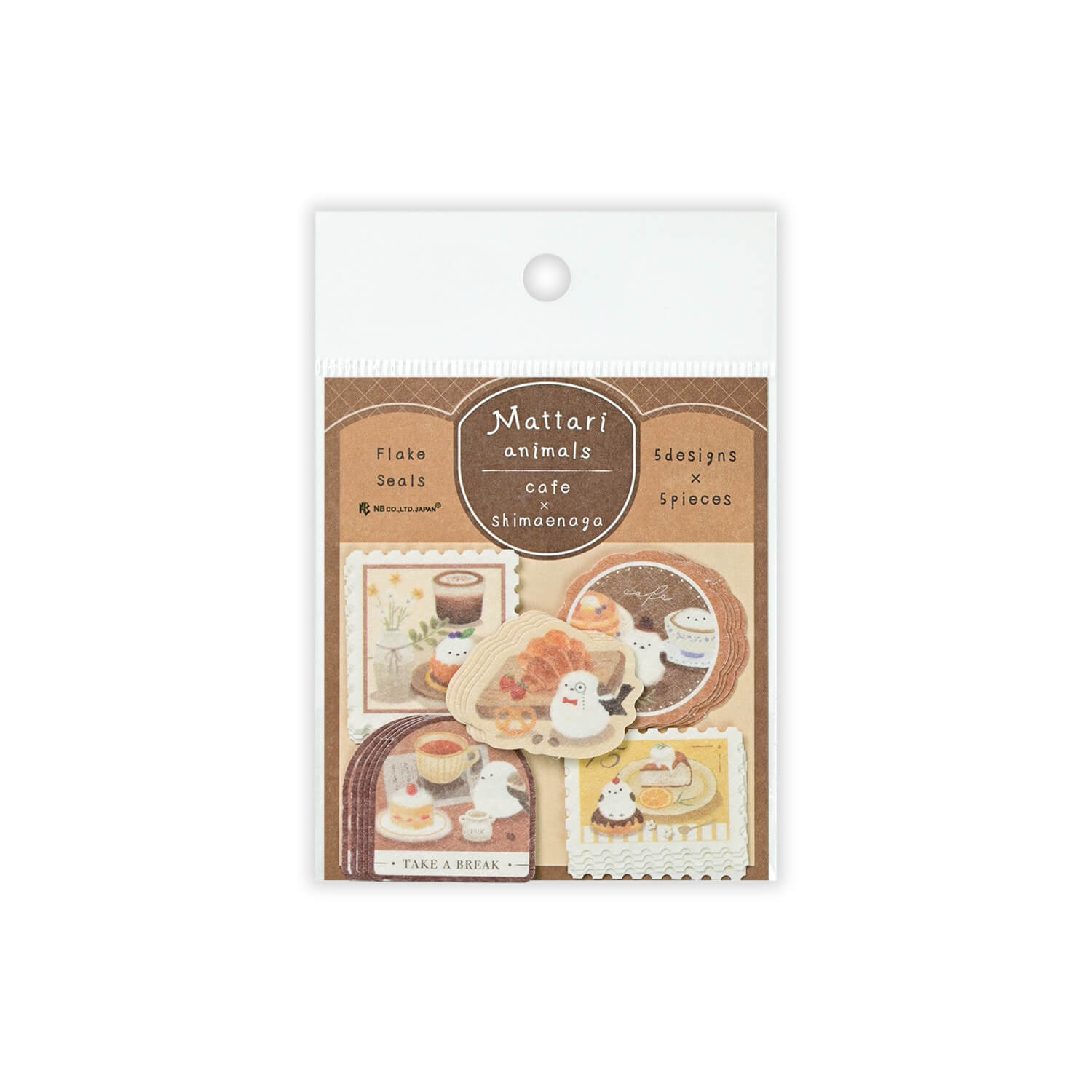 NB Mattari Animals Flake Stickers – Shimaenaga