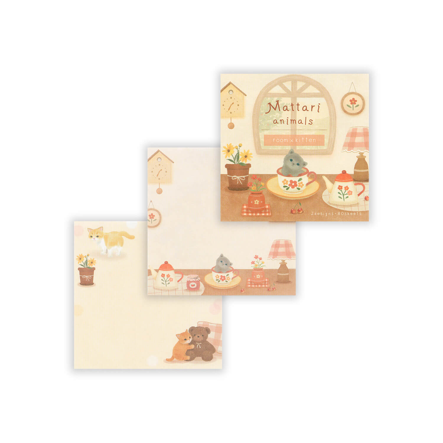 NB Mattari Animals Memo Pad – Kitten