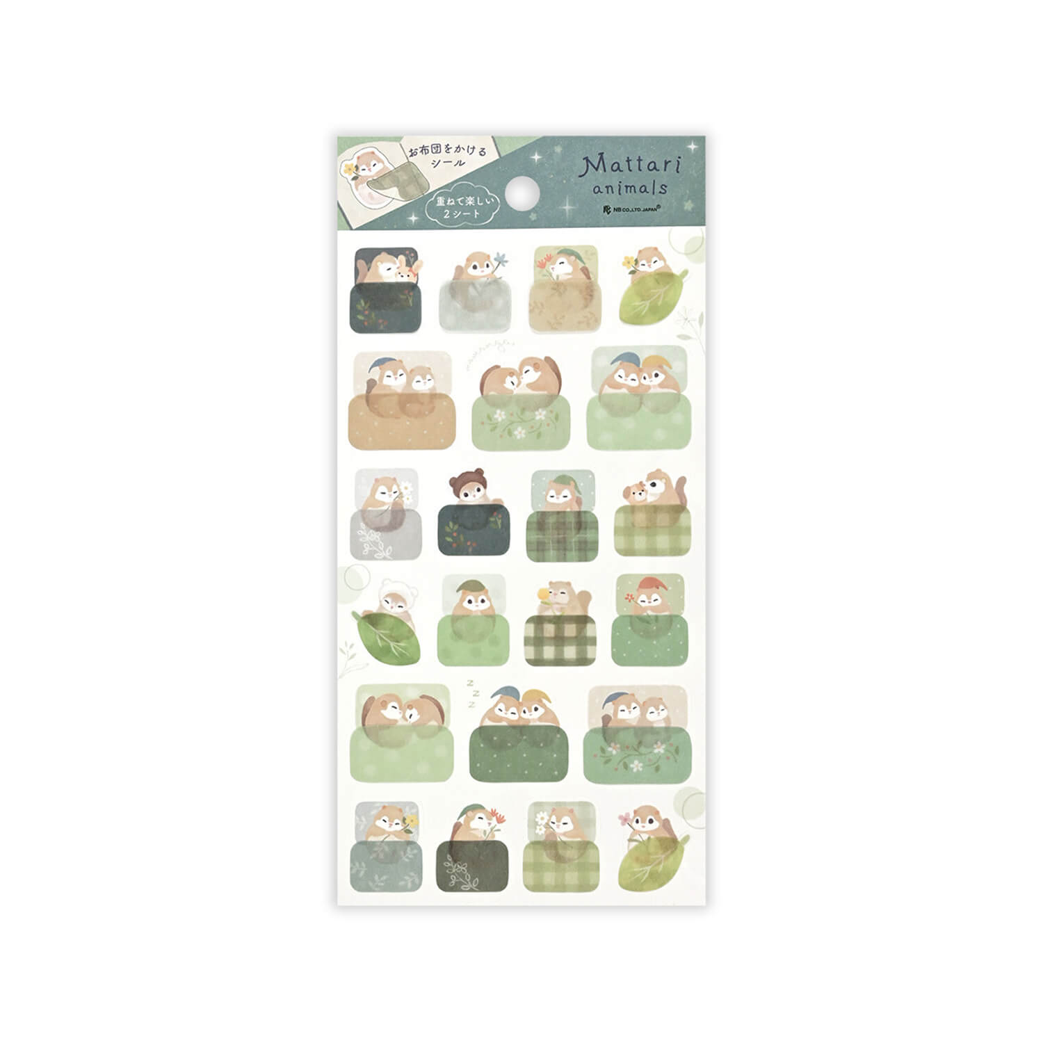 NB Mattari Animals Sticker Set – Mellow Animals Night – Flying Squirrel