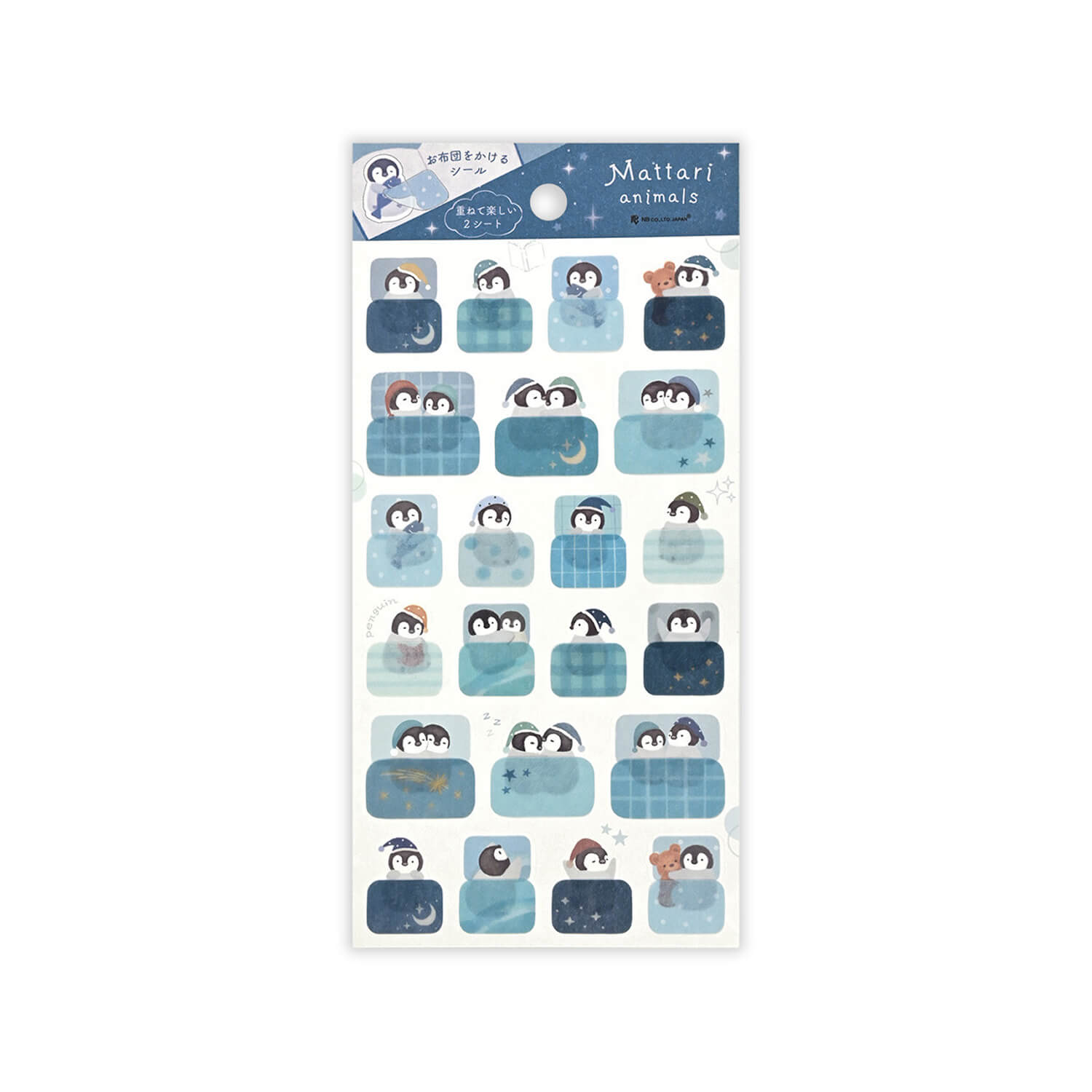 NB Mattari Animals Sticker Set – Mellow Animals Night – Penguin