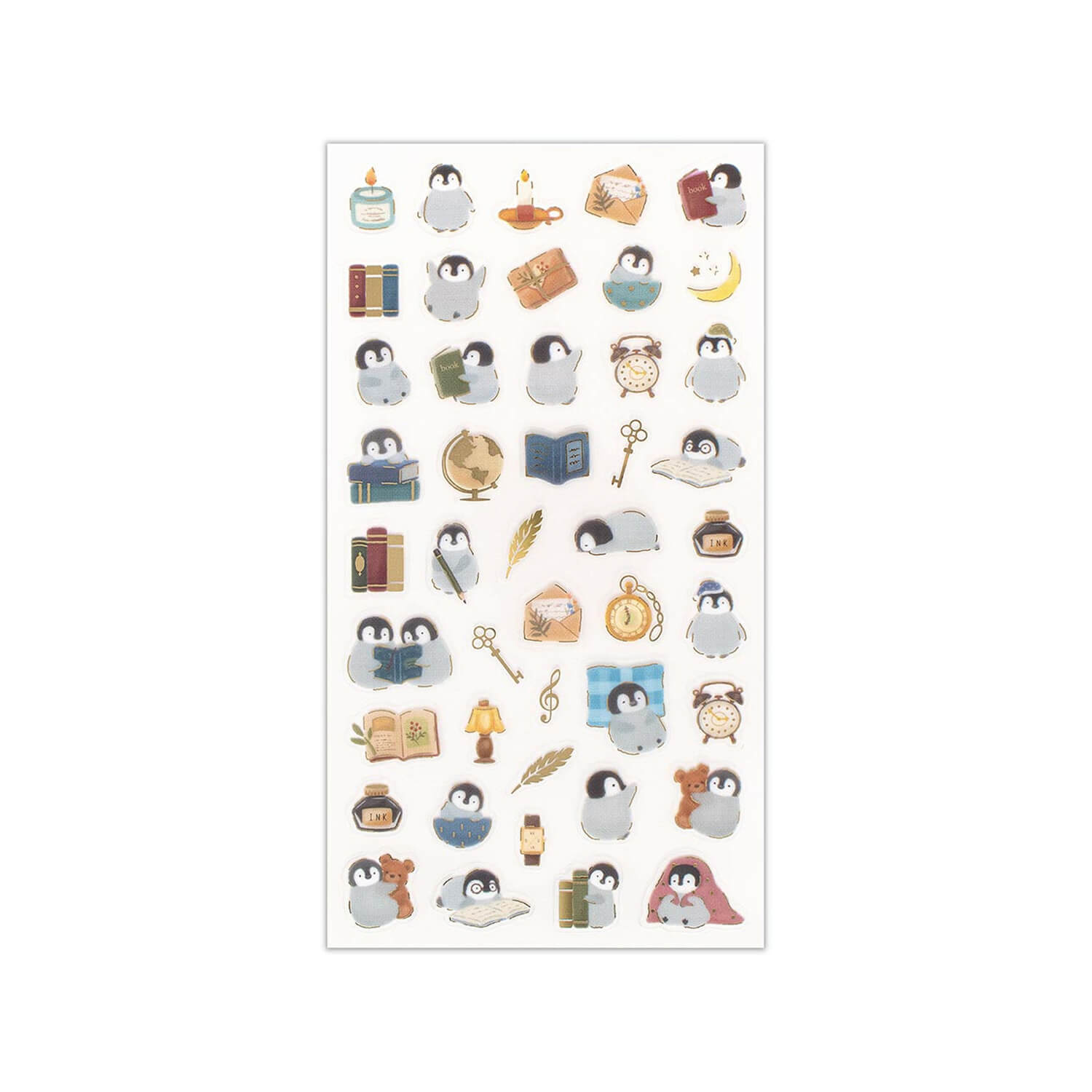 NB Mattari Animals Sticker Sheet – Chill Penguin