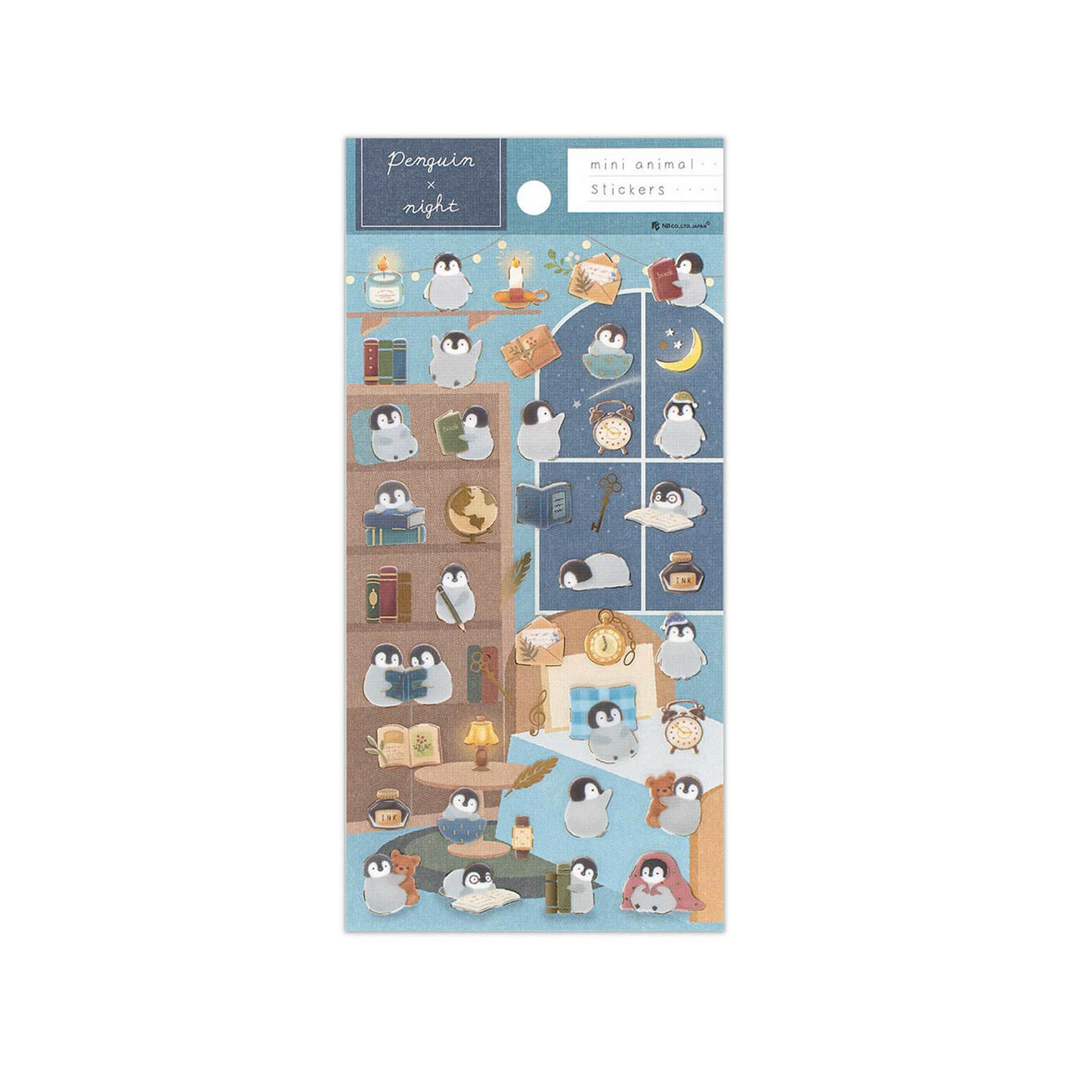 NB Mattari Animals Sticker Sheet – Chill Penguin