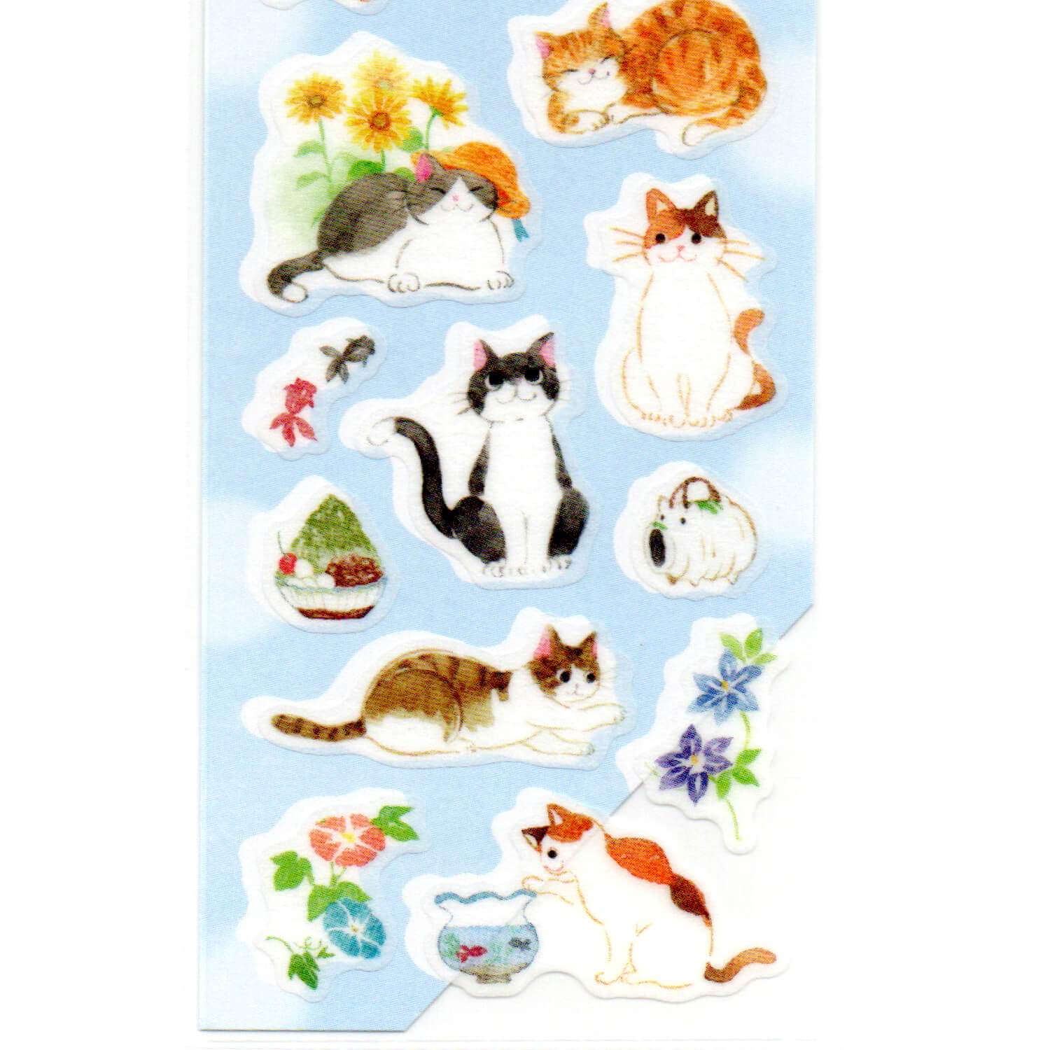 NB Sticker Sheet – Nekorobi - Breezy Summer