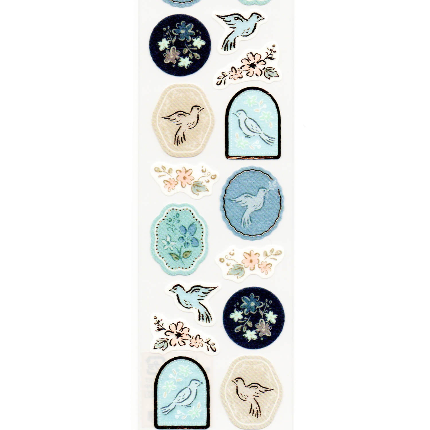 NB Sticker Sheet – Utatane -Birdsong