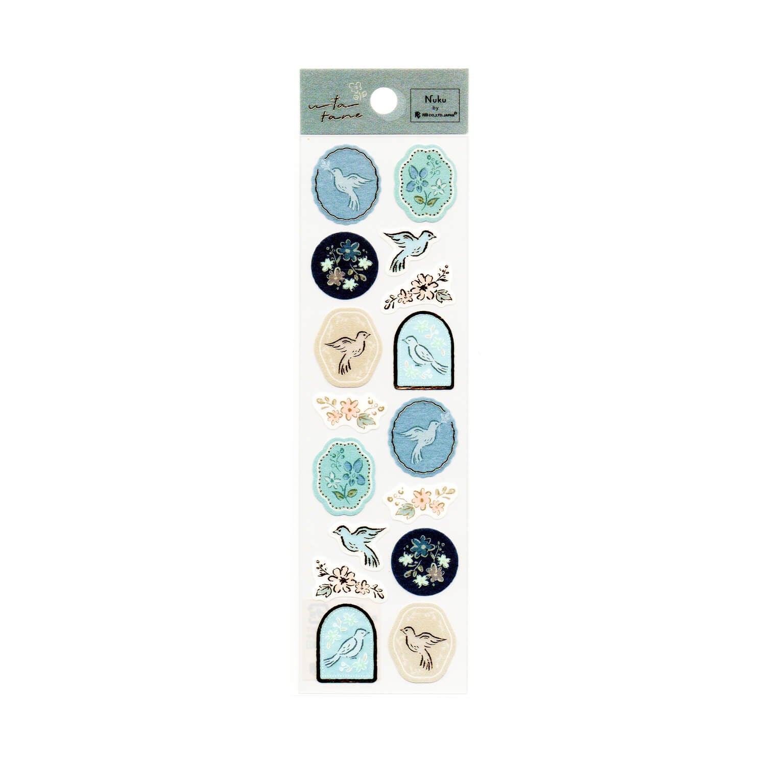 NB Sticker Sheet – Utatane -Birdsong