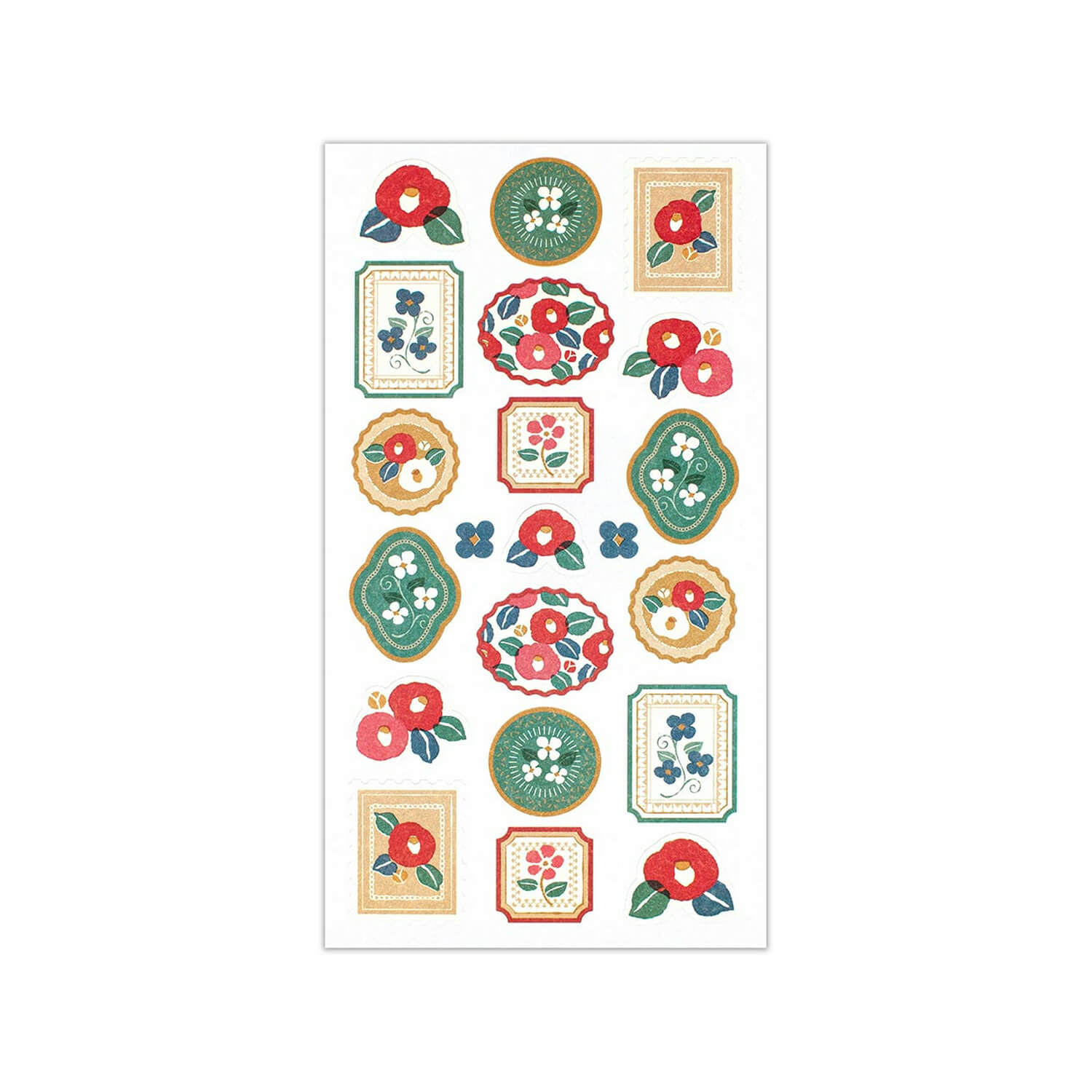 NB WANOWA Retro Modern Sticker Sheet – Camellia