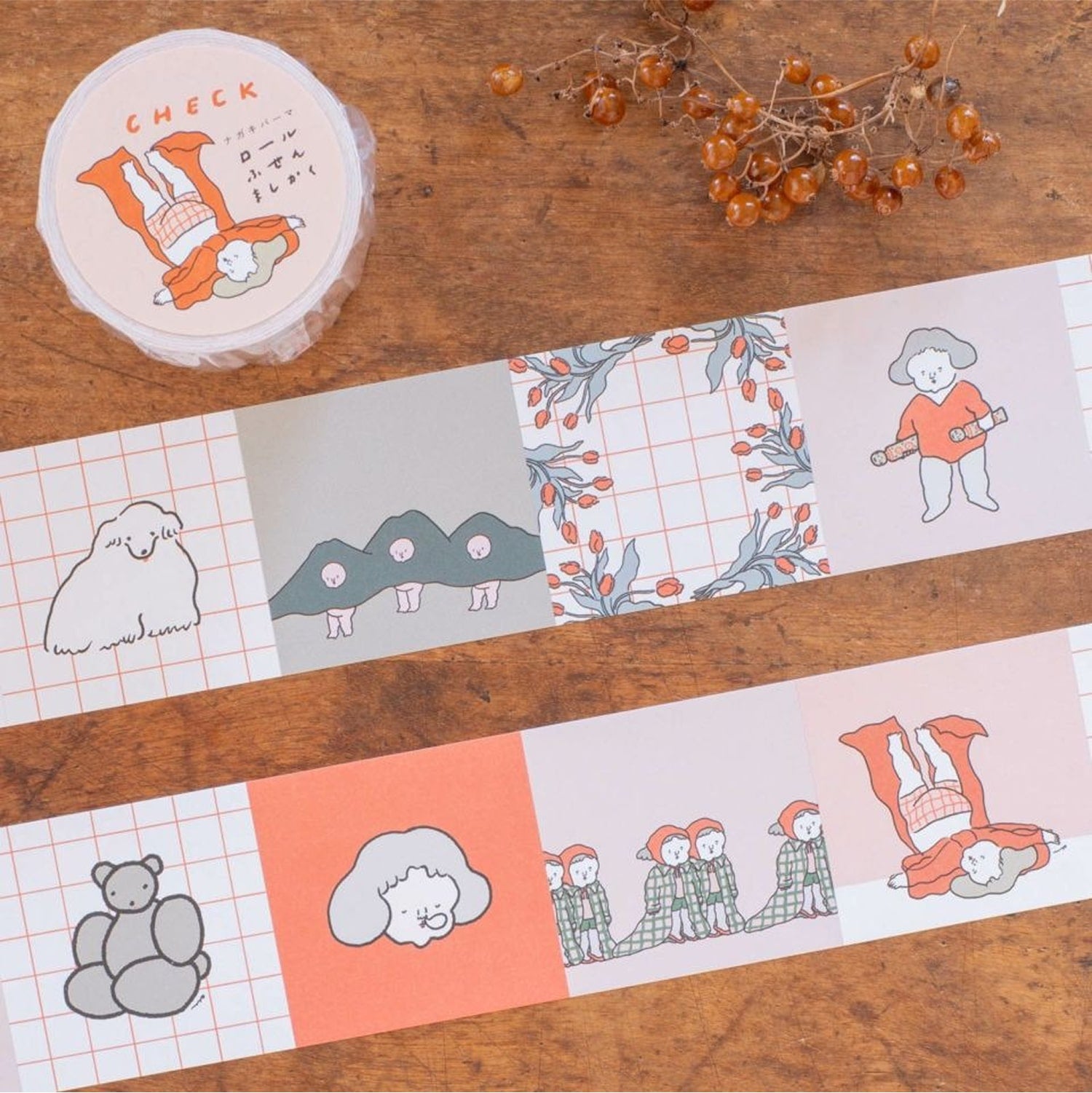 Nagaki Perm Sticky Notes Roll - CHECK