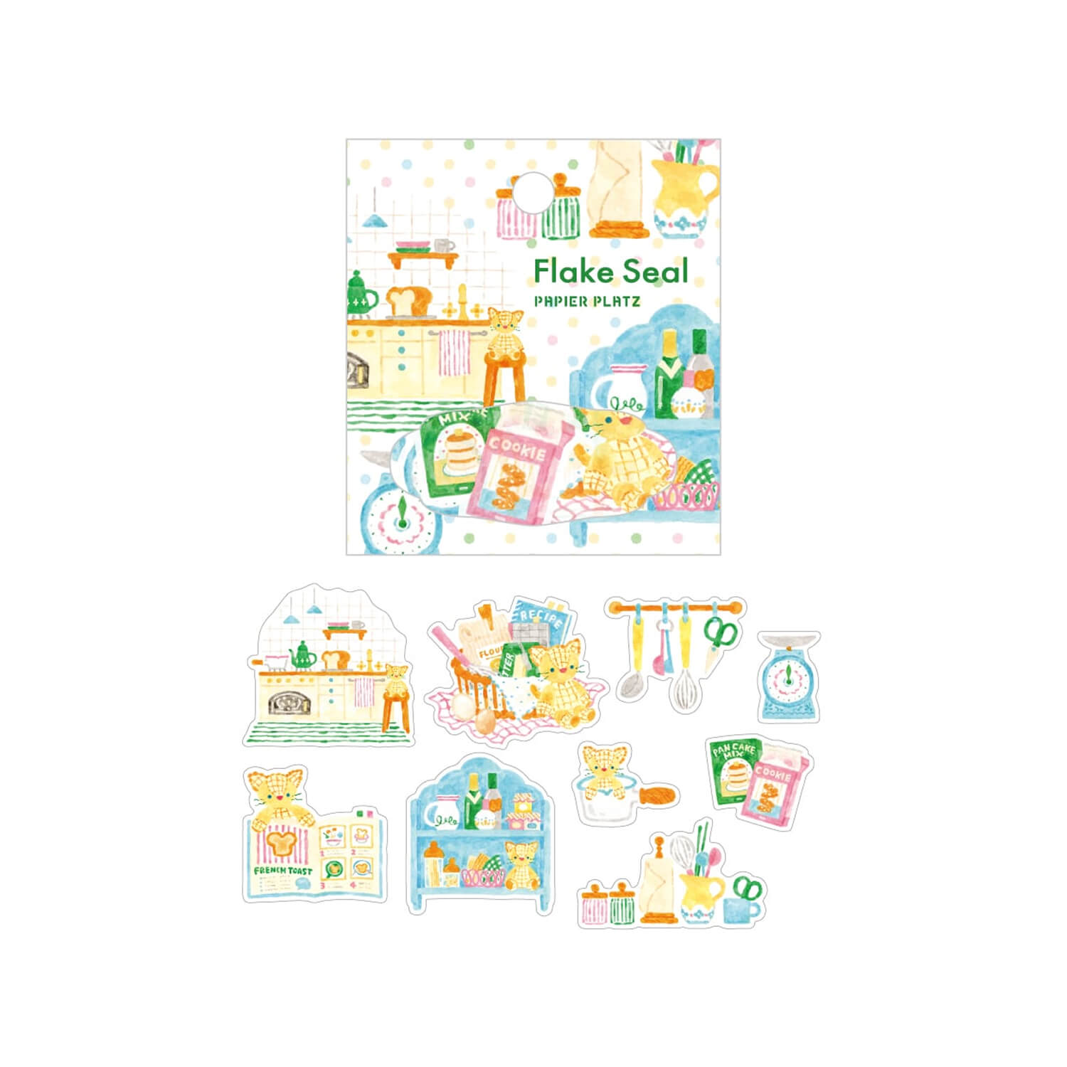 Nakauchi Waka Flake Stickers – Cats & Kitchens