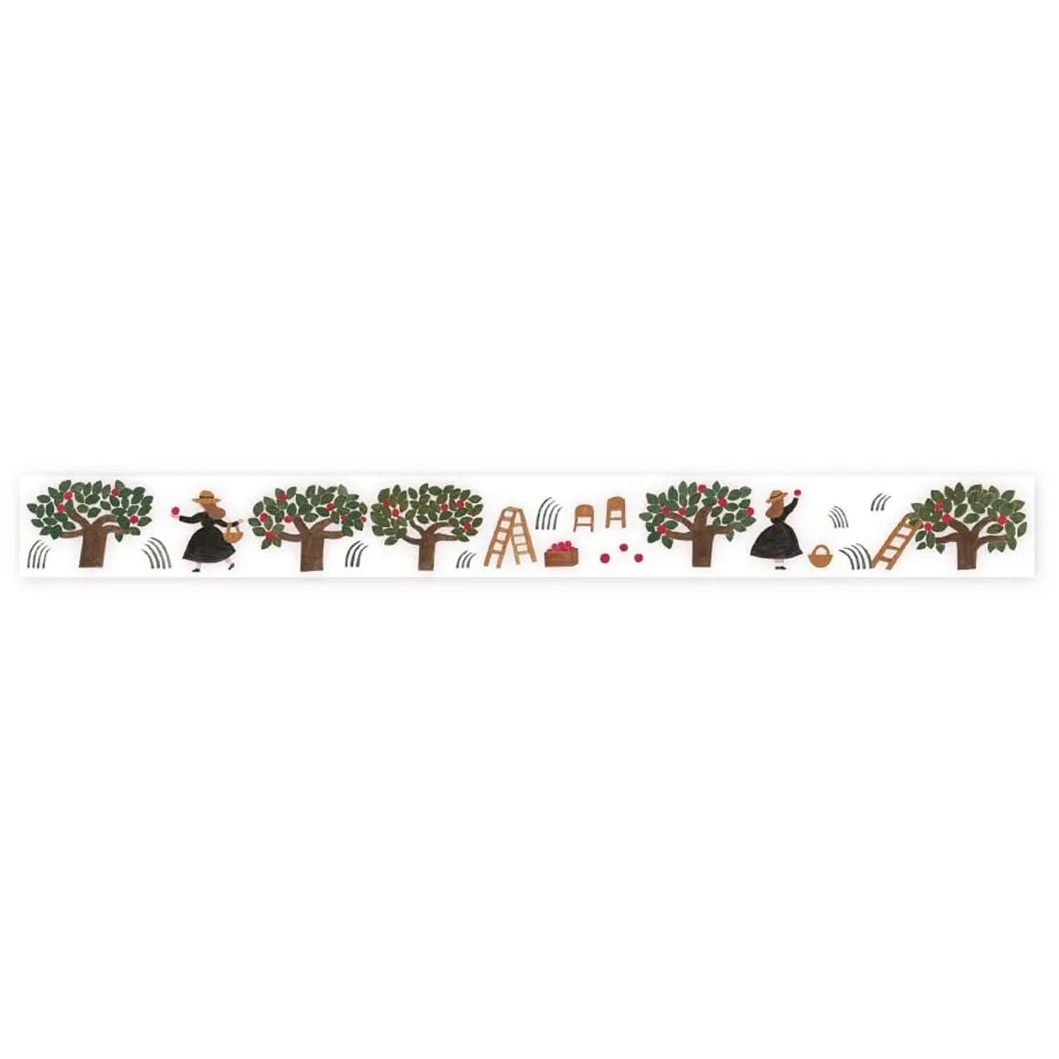 Necktie Clear Masking Tape – Apple Orchard