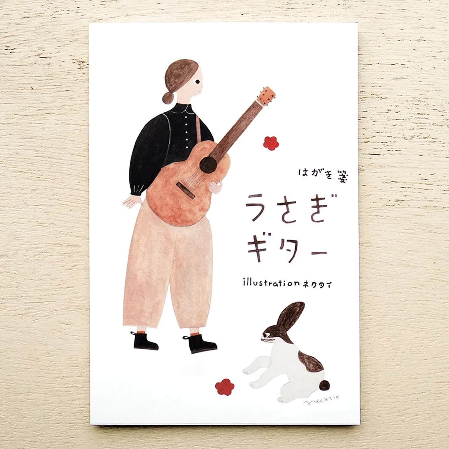 Necktie Postcard Pad – Rabbit Guitar