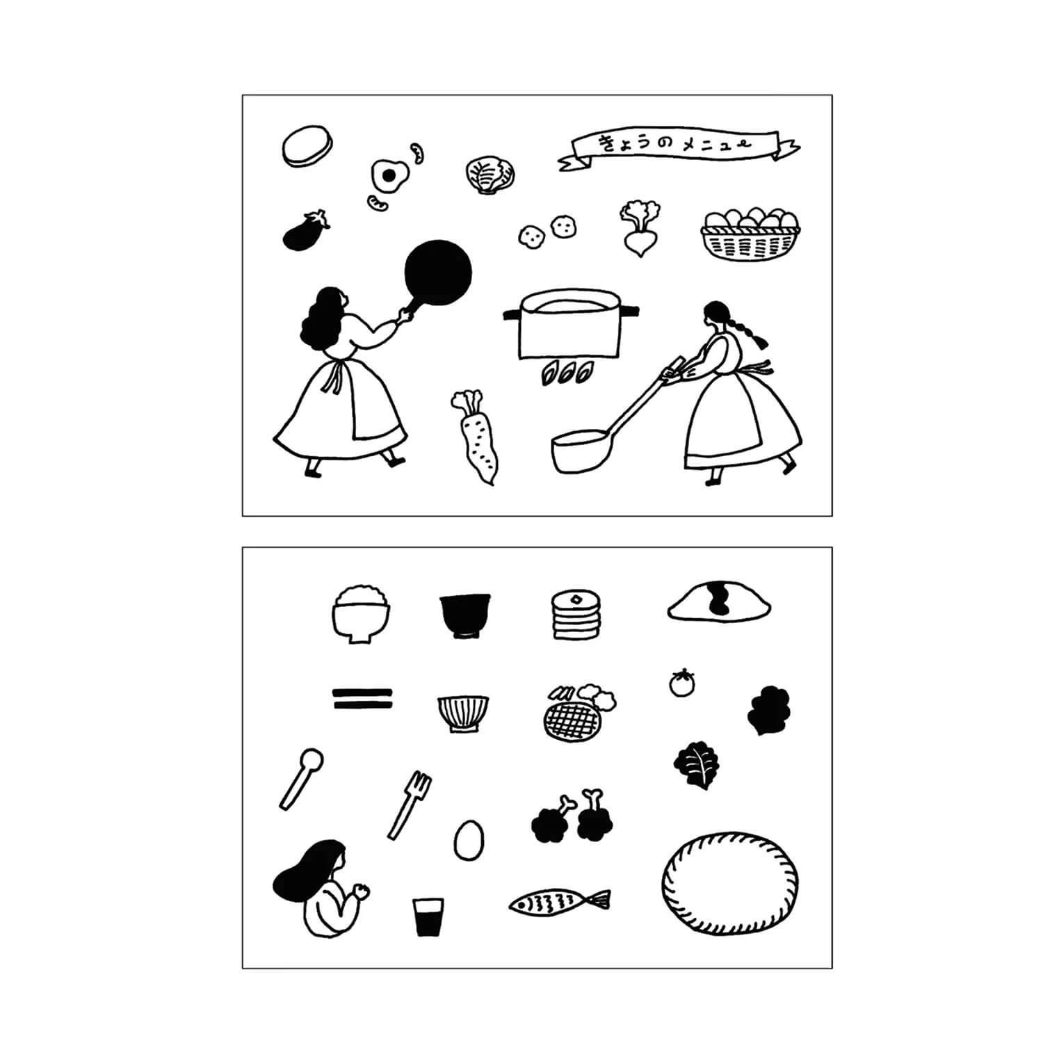 Necktie × Mizushima Jizai Clear Stamp Box – Everyday Meals