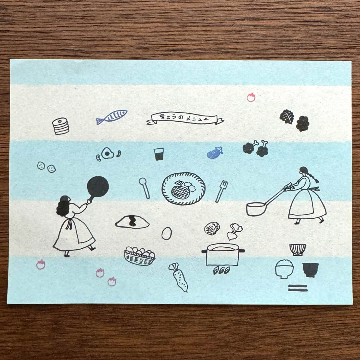 Necktie × Mizushima Jizai Clear Stamp Box – Everyday Meals