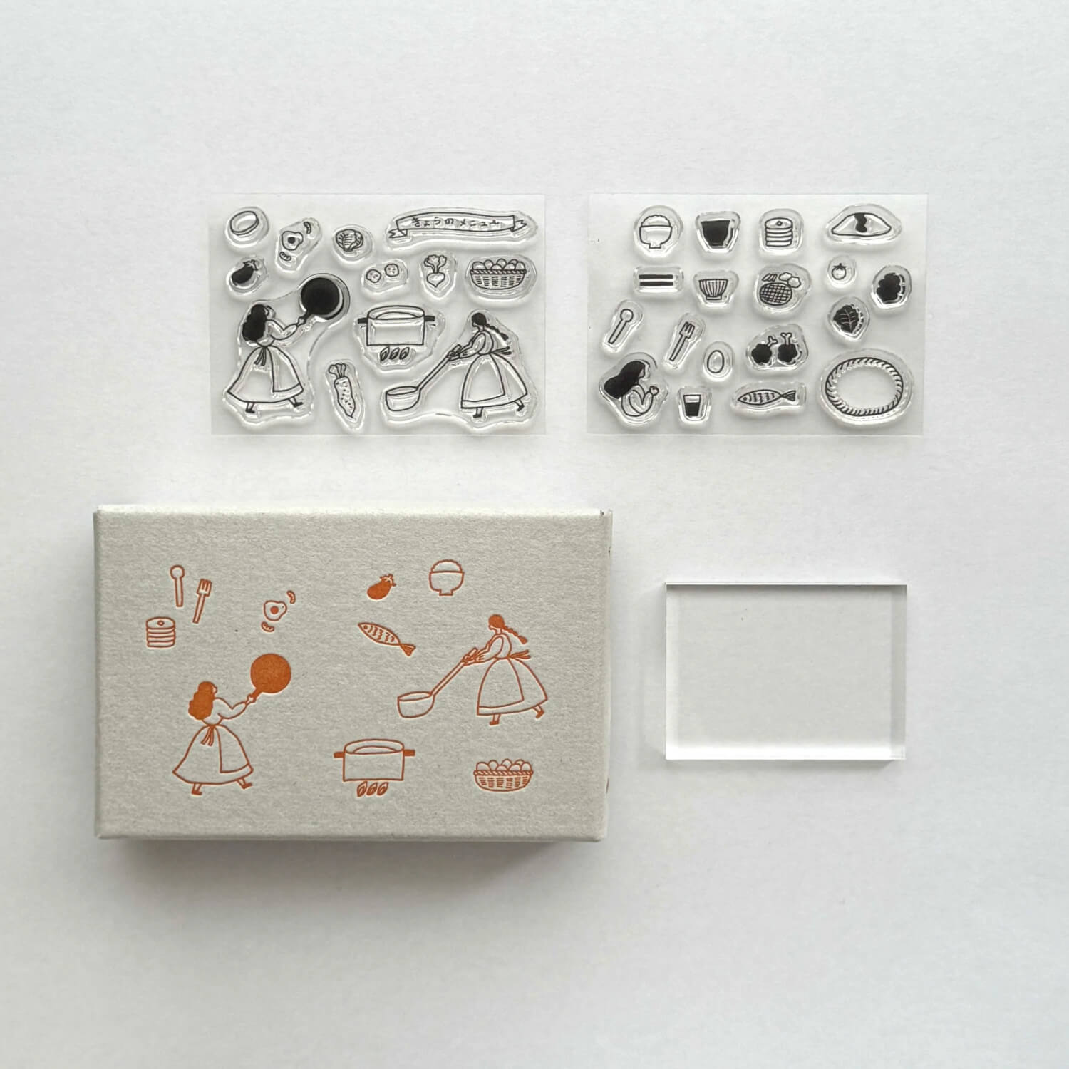 Necktie × Mizushima Jizai Clear Stamp Box – Everyday Meals