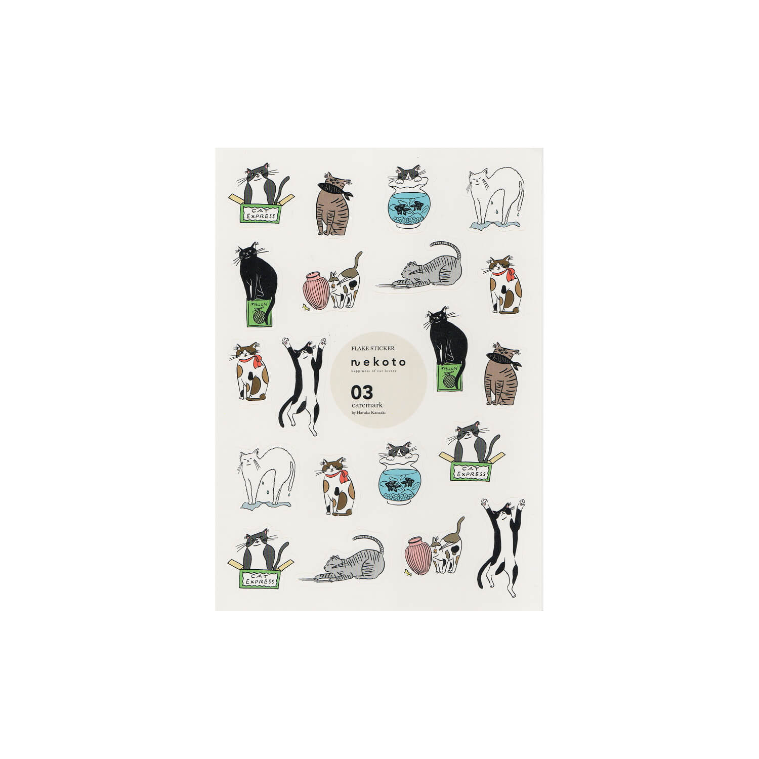 Nekoto Flake Sticker Sheet – Caremark