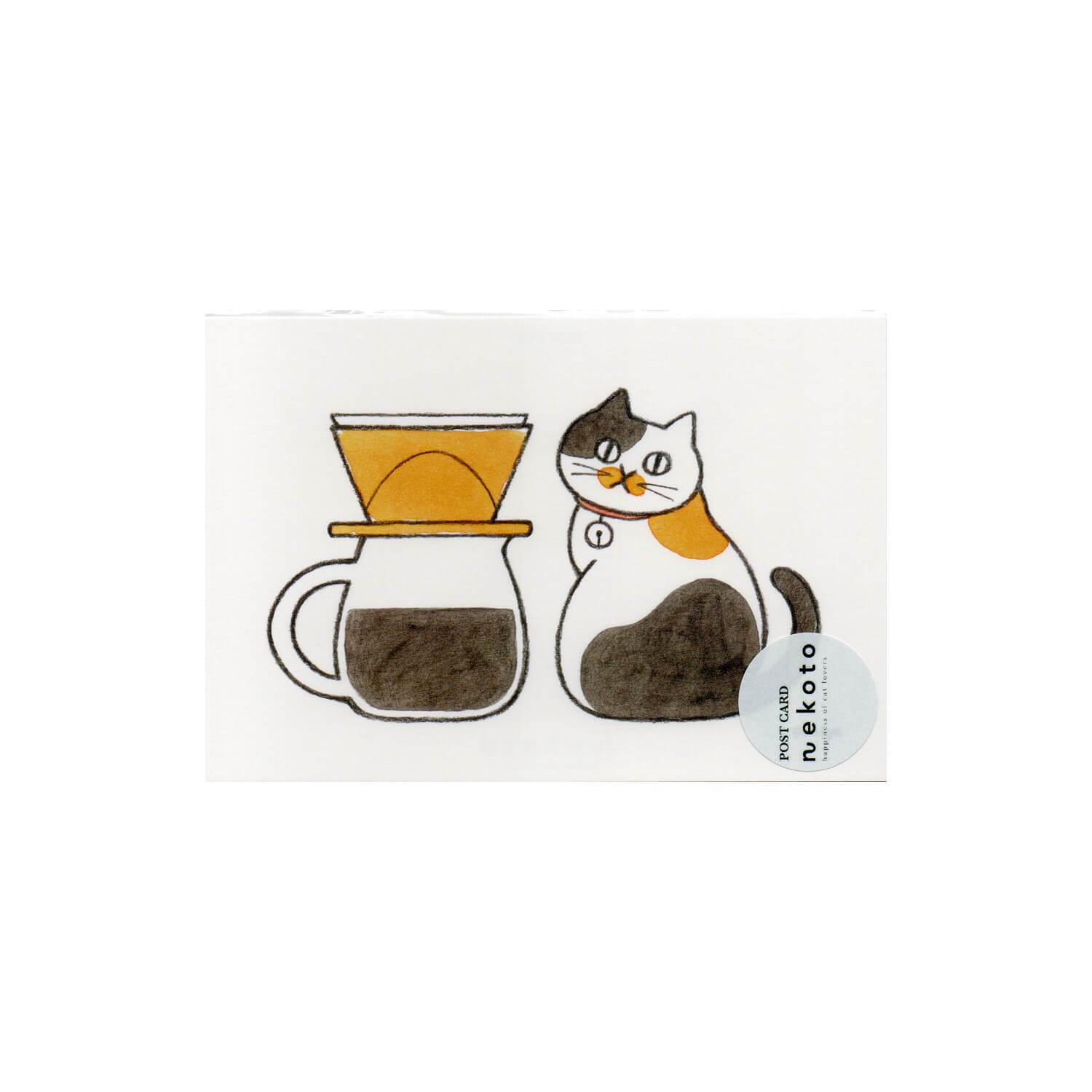 Nekoto Postcard Set – Coffee Server Cat
