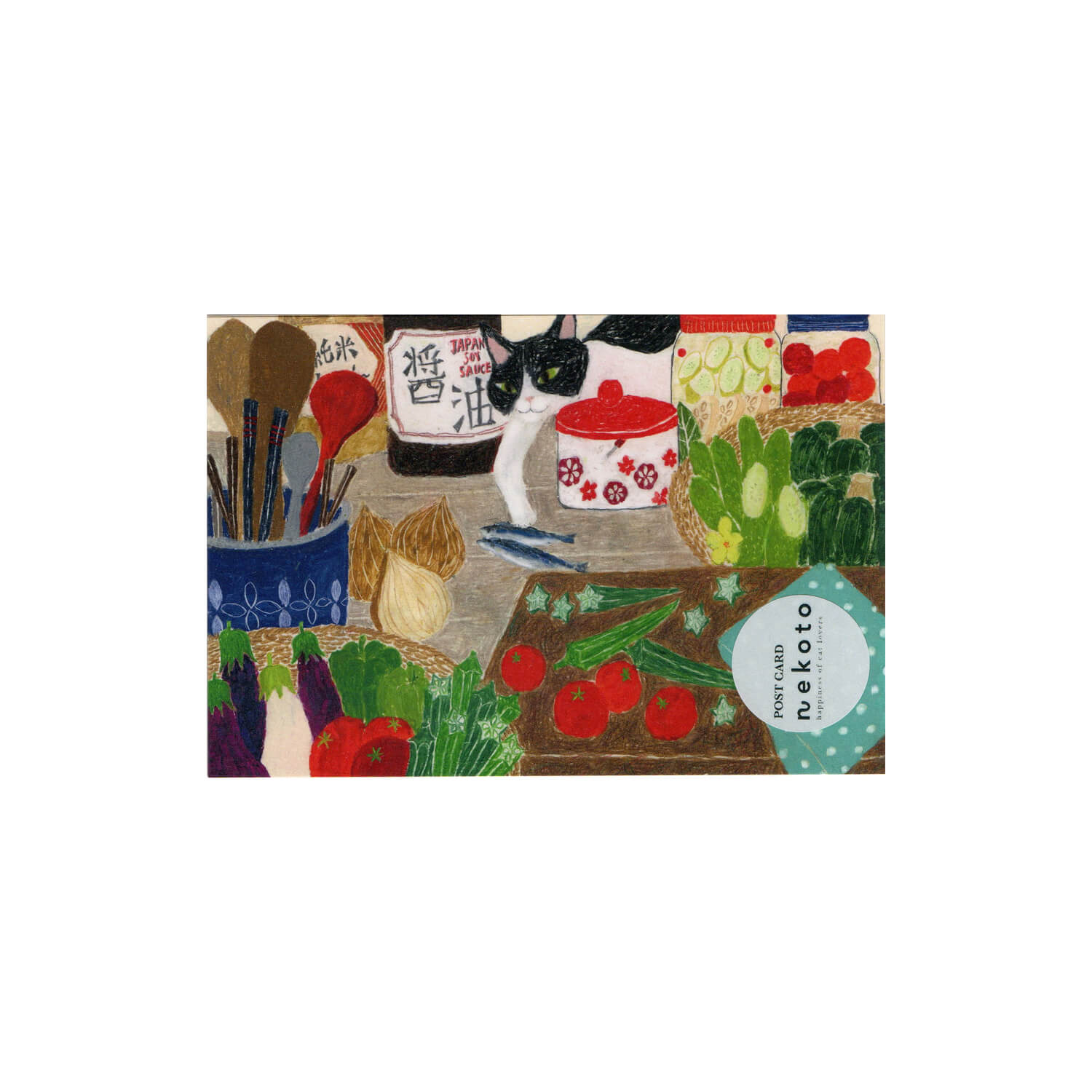 Nekoto Postcard Set – Thief Cat