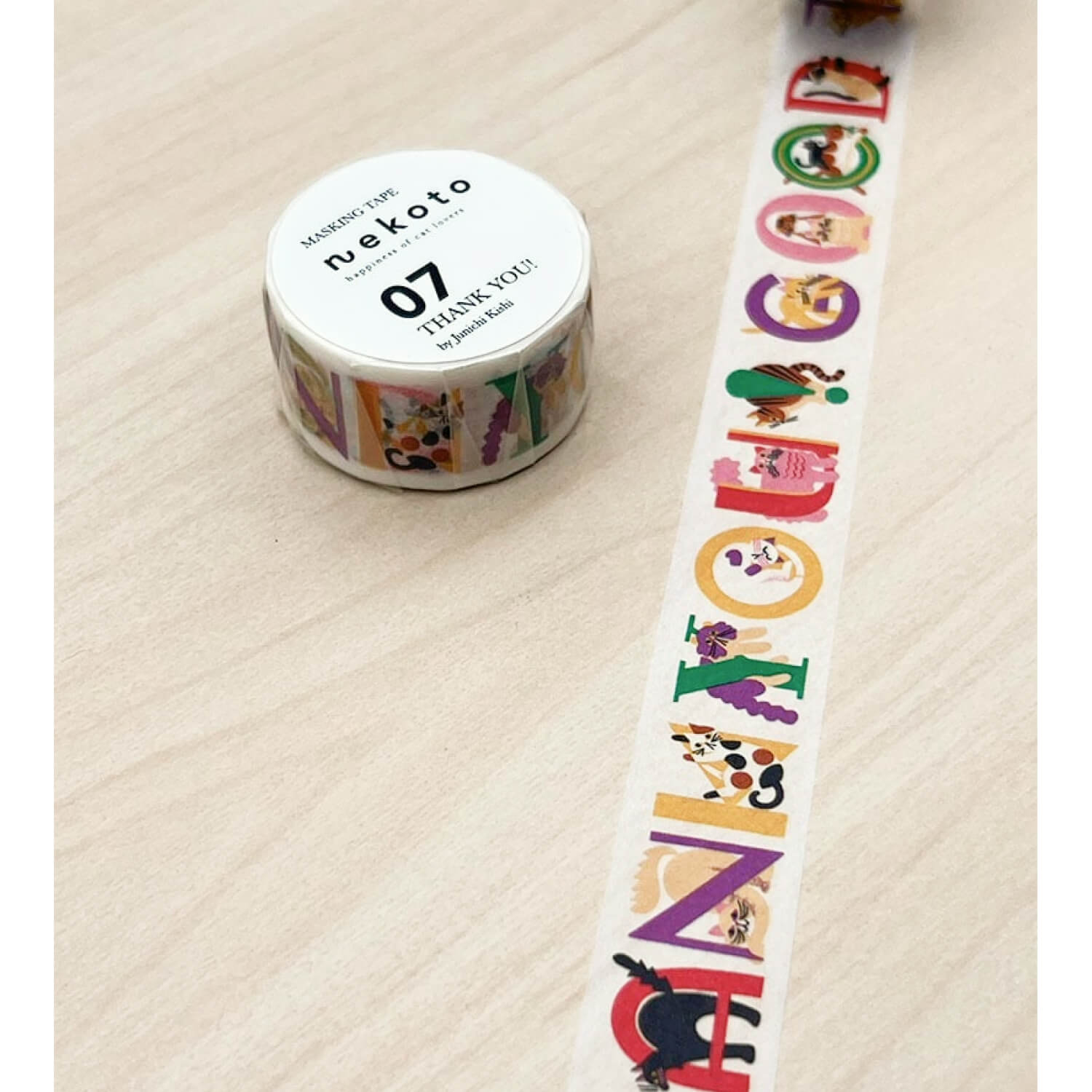 Nekoto Washi Tape 07 – THANK YOU!