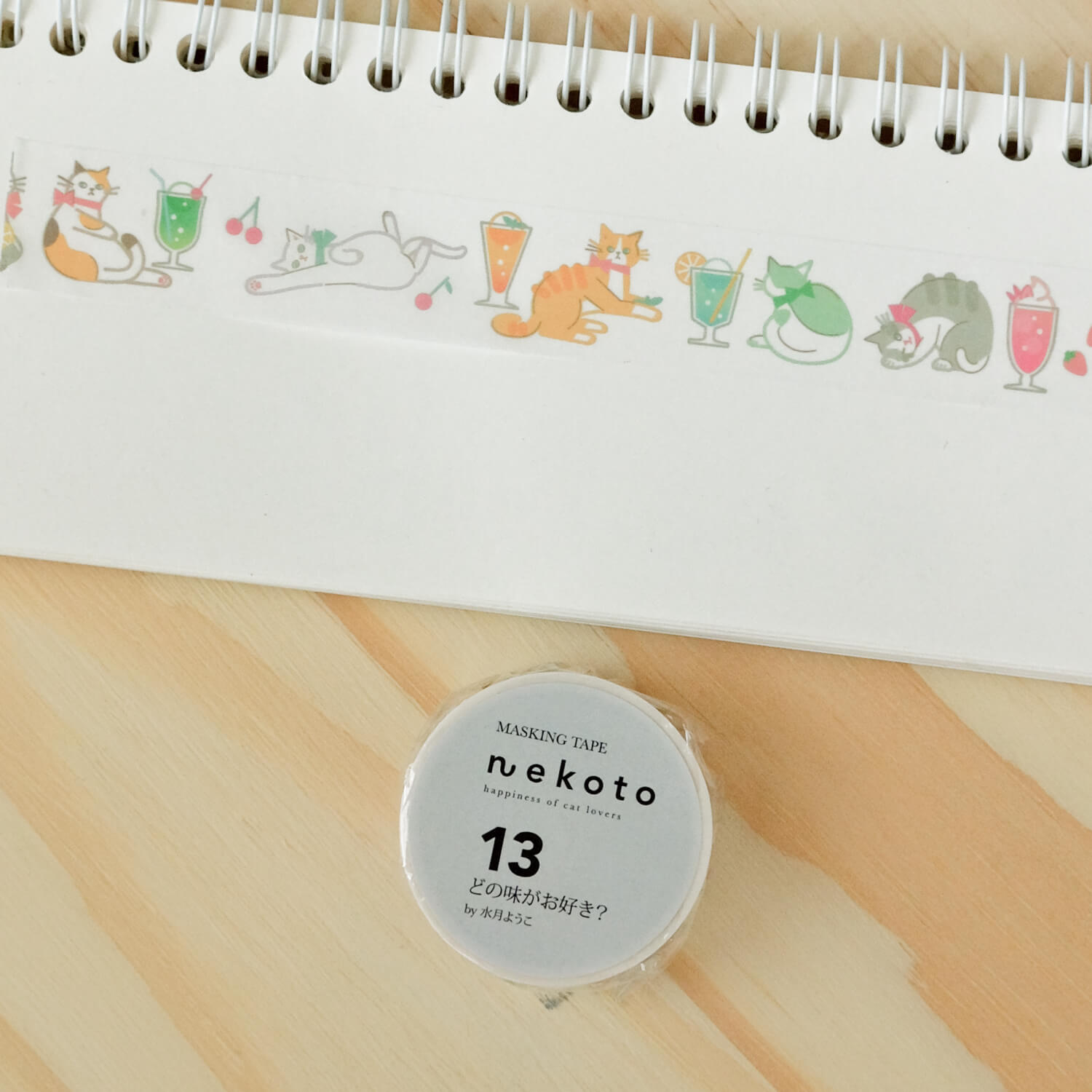 Nekoto Washi Tape 13 – Which Flavor Do You Like?