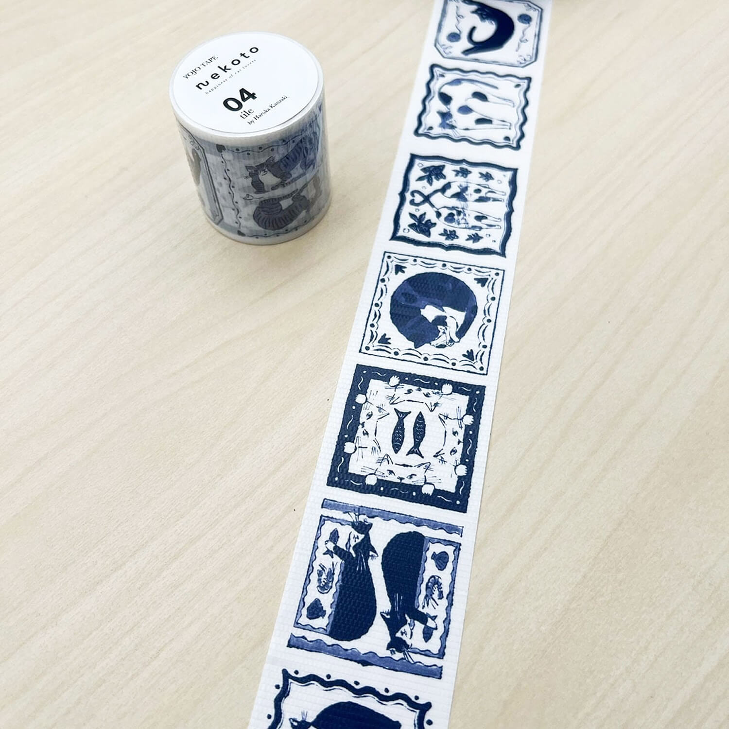 Nekoto Masking Tape 04 – Tile Cats