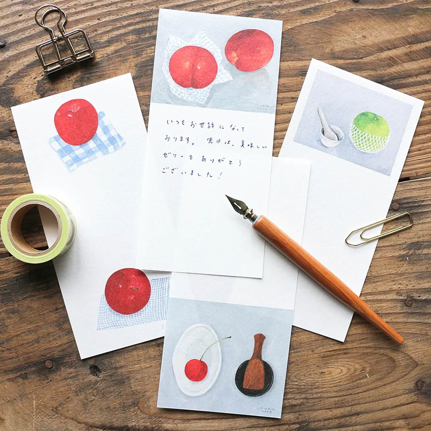 Nishi Shuku Letter Pad – Fruit