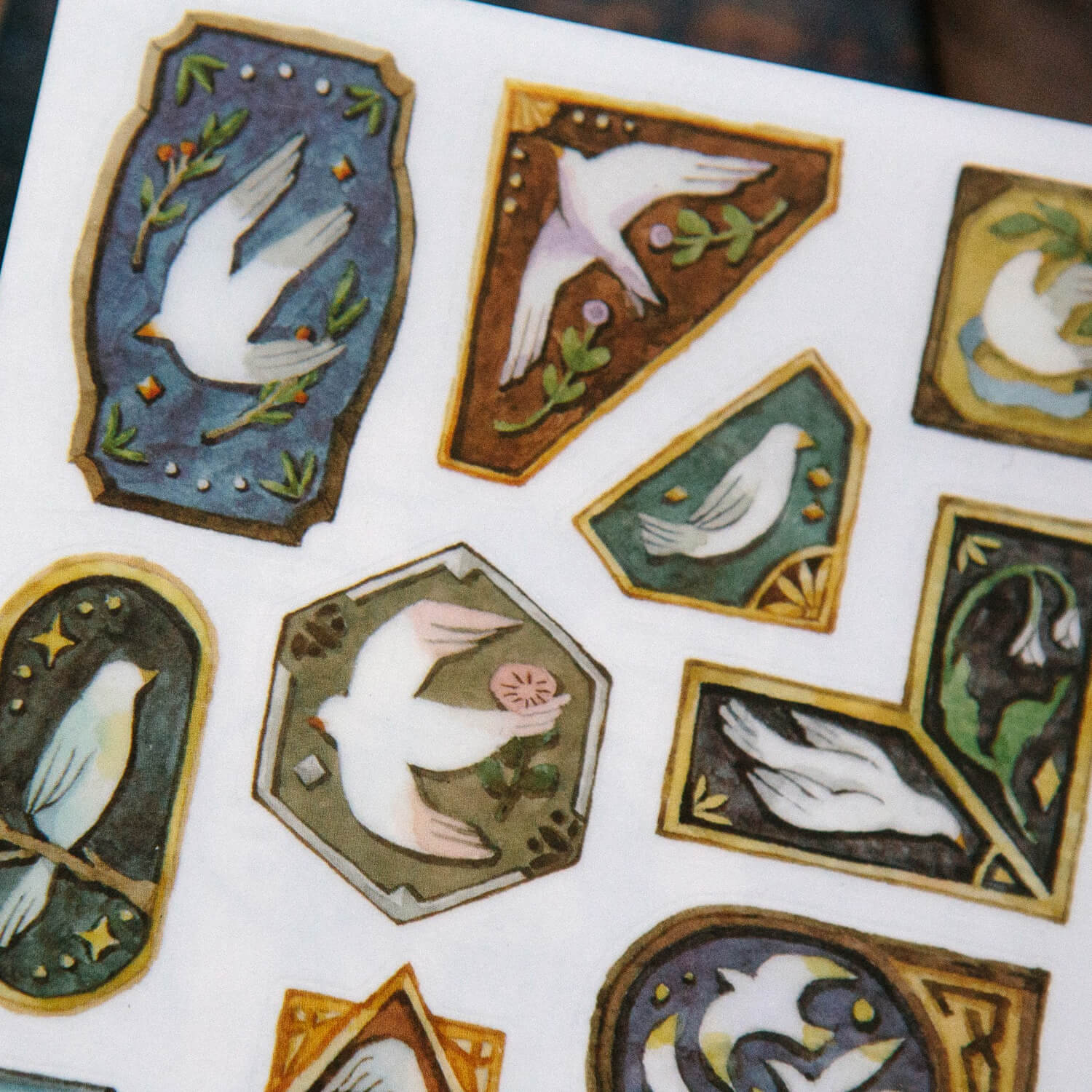 OURS Birds Print-on Transfer Sticker
