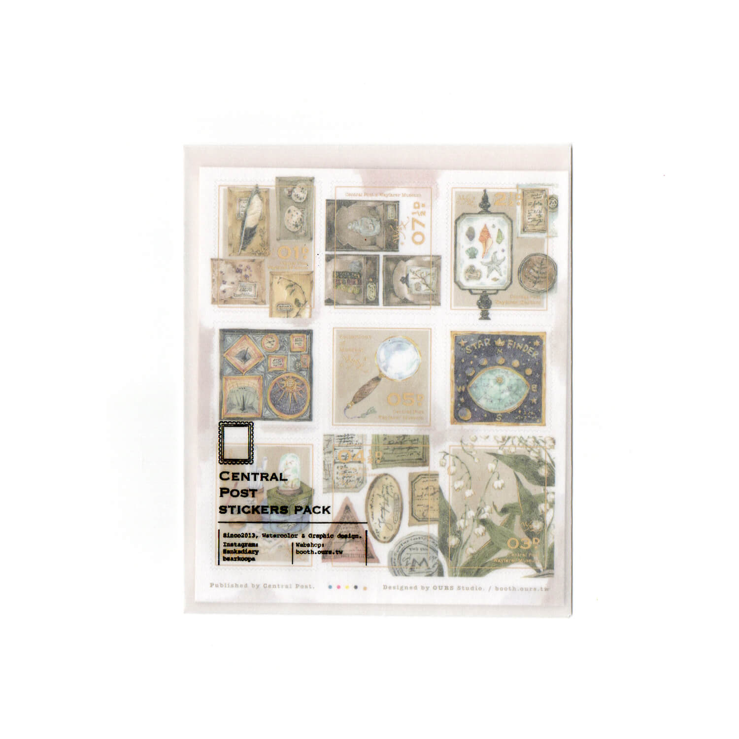 OURS Collection of Museum Stamp Sticker