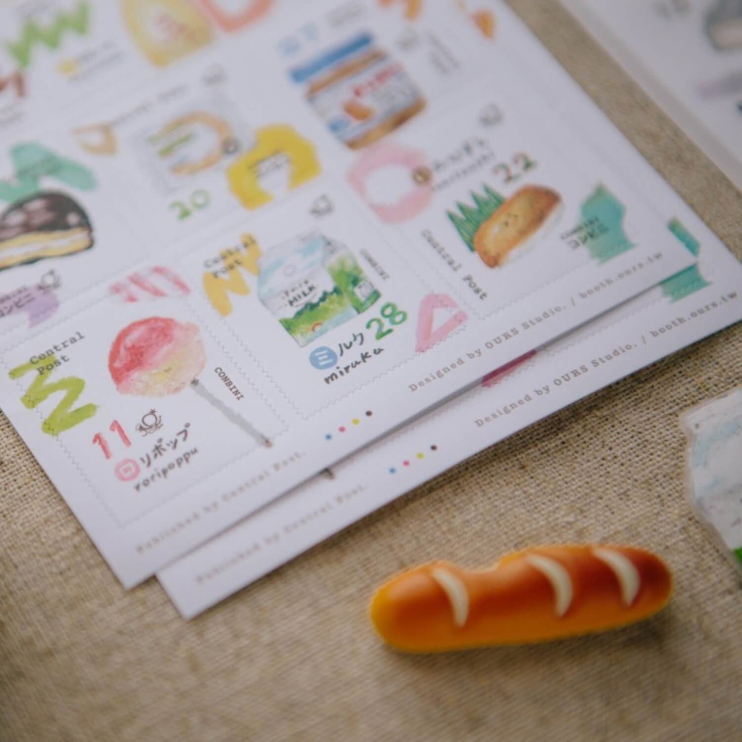 OURS Convenience Store Stamp Sticker