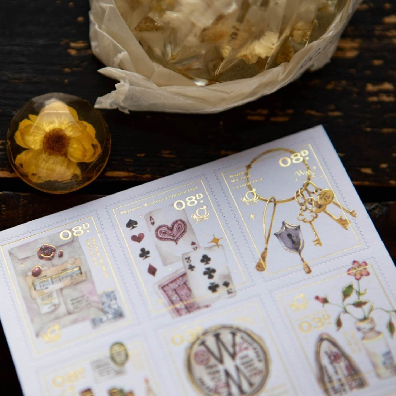 OURS Desk of Botanist Stamp Sticker
