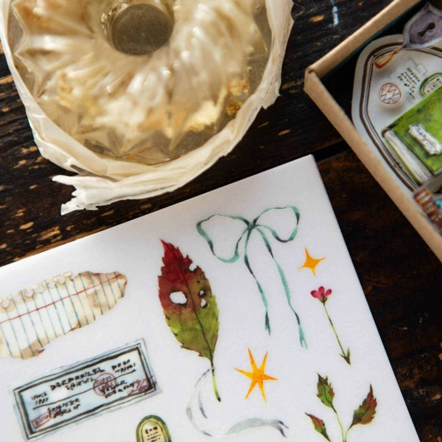 OURS Desk of Botanist Transfer Sticker