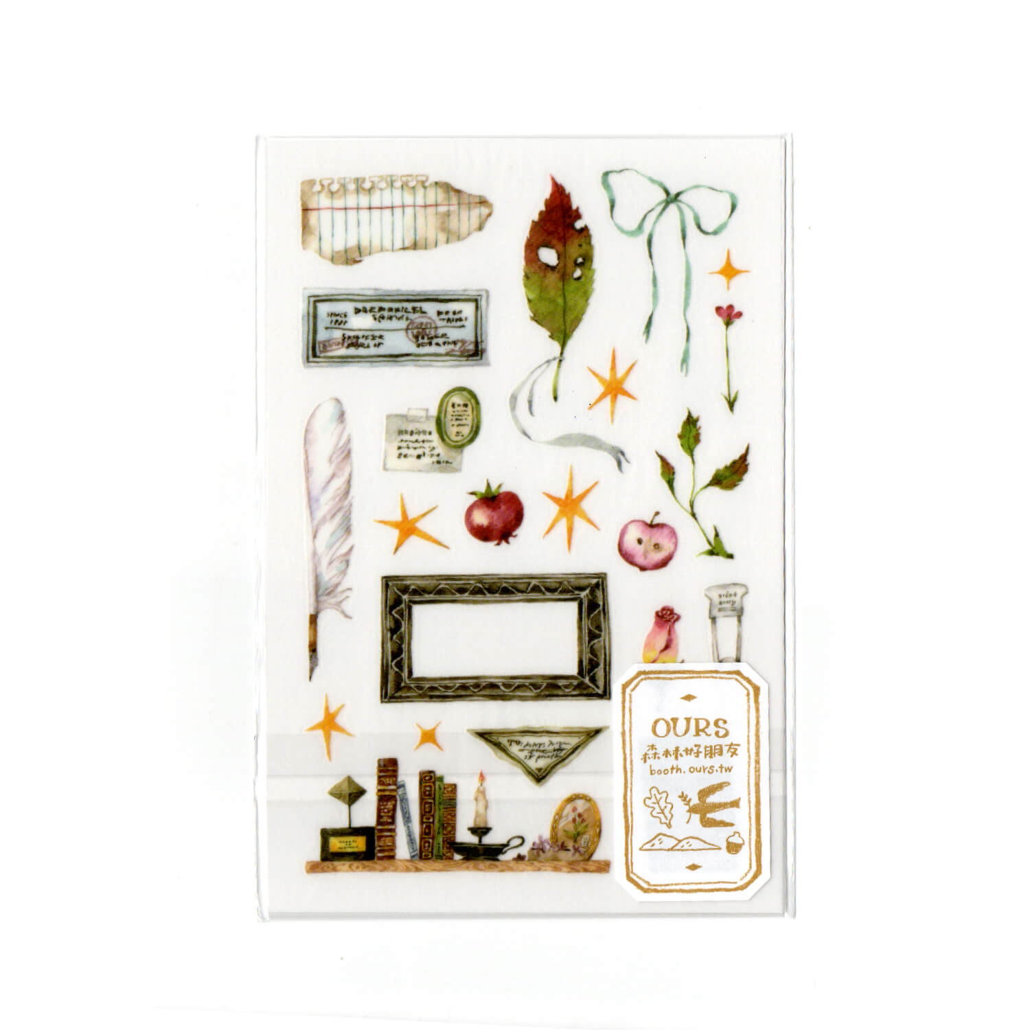 OURS Desk of Botanist Transfer Sticker