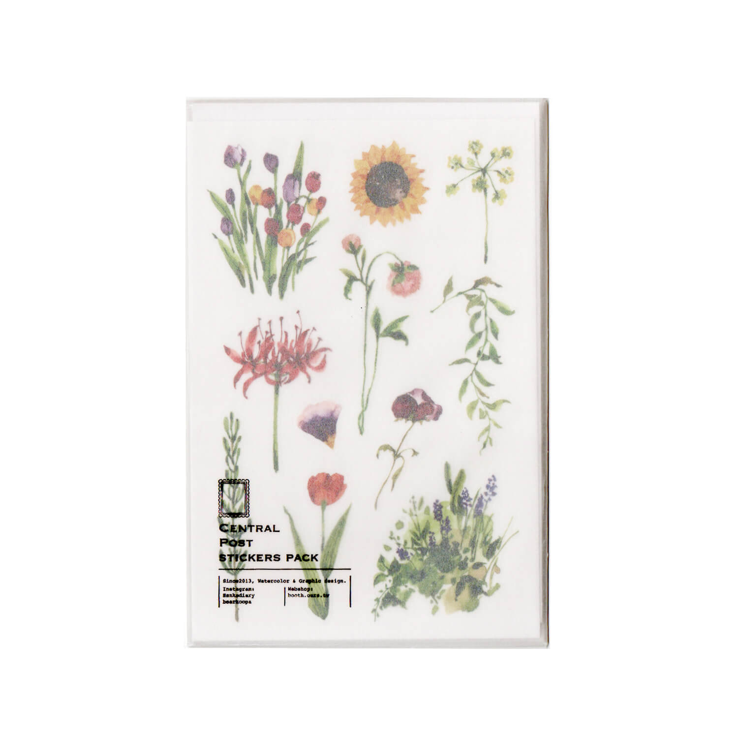 OURS Flowers Sticker Pack