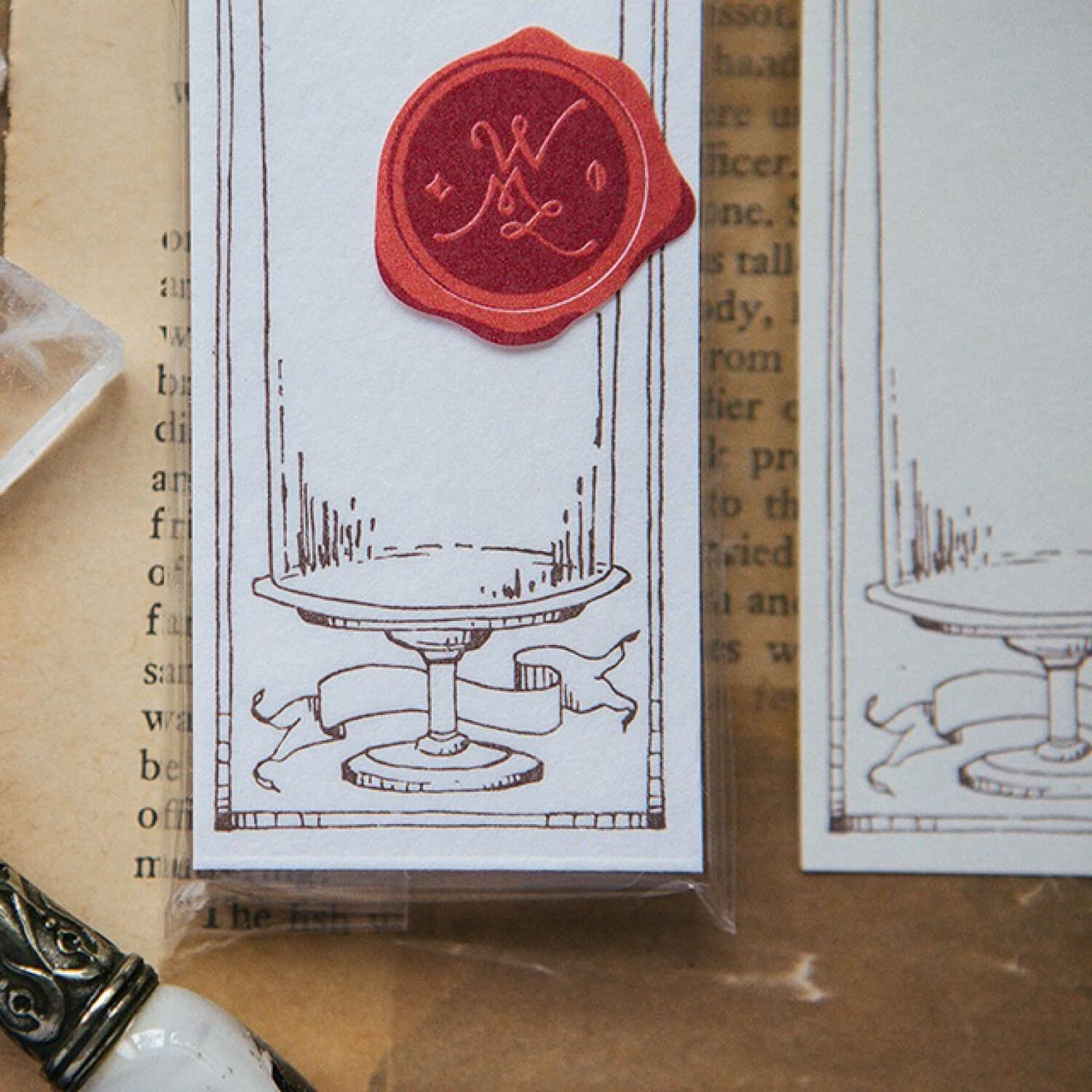 OURS Glass Dome Letterpress Label Book