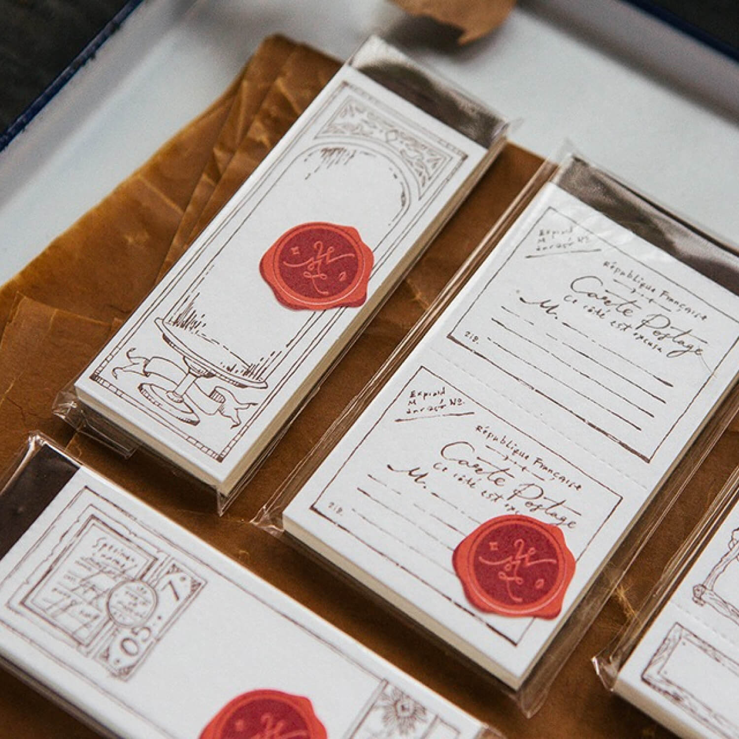 OURS Glass Dome Letterpress Label Book
