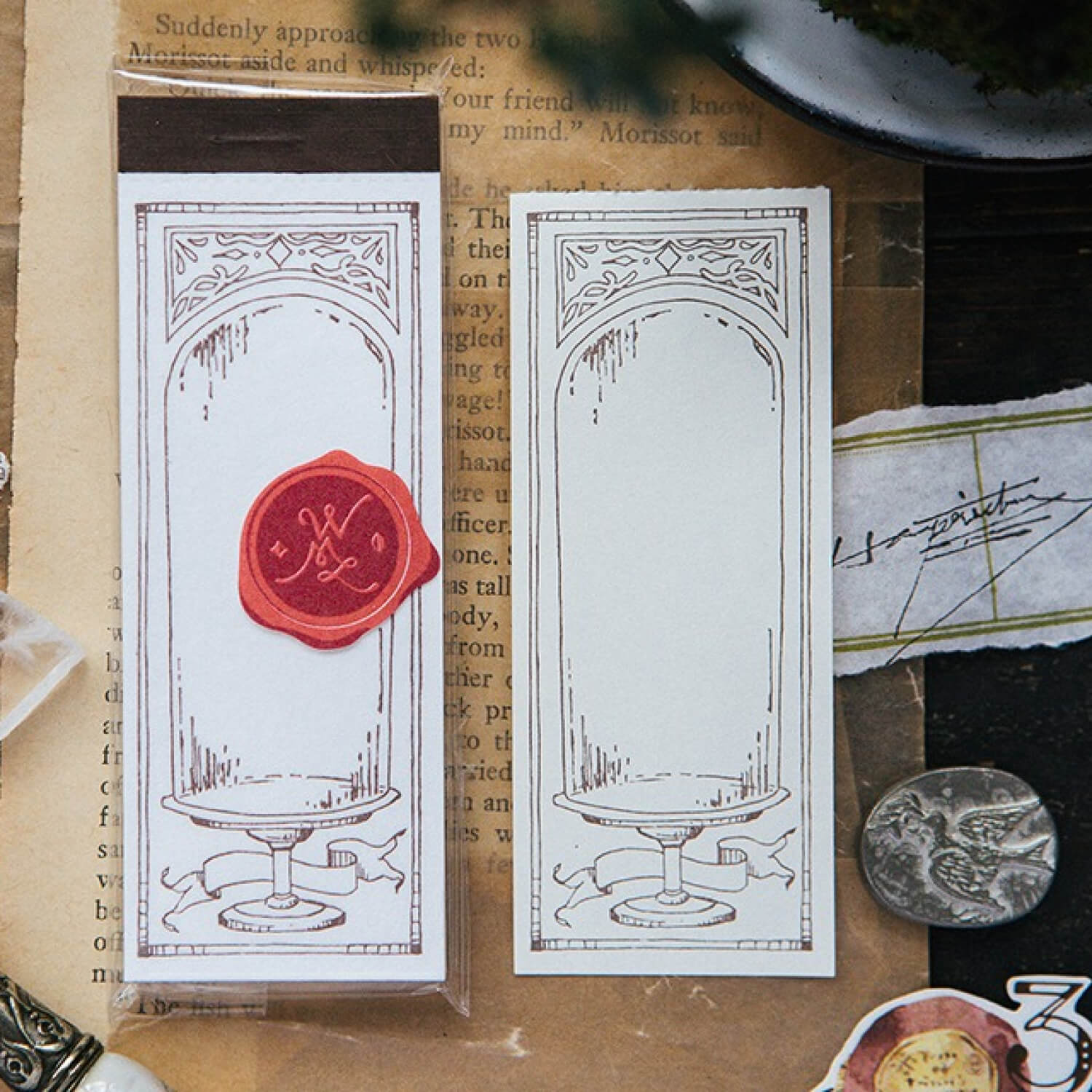 OURS Glass Dome Letterpress Label Book
