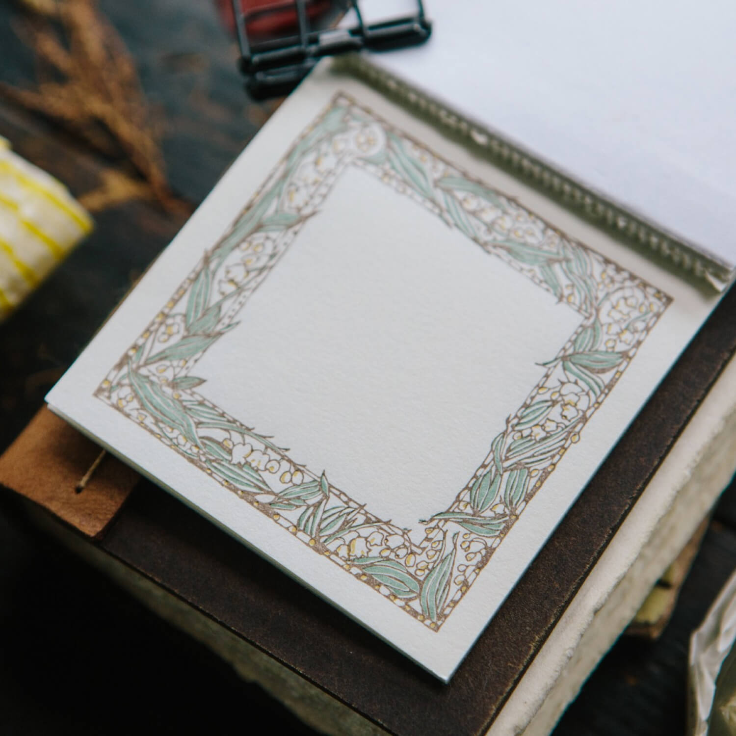 OURS Muguet Frame Letterpress Book